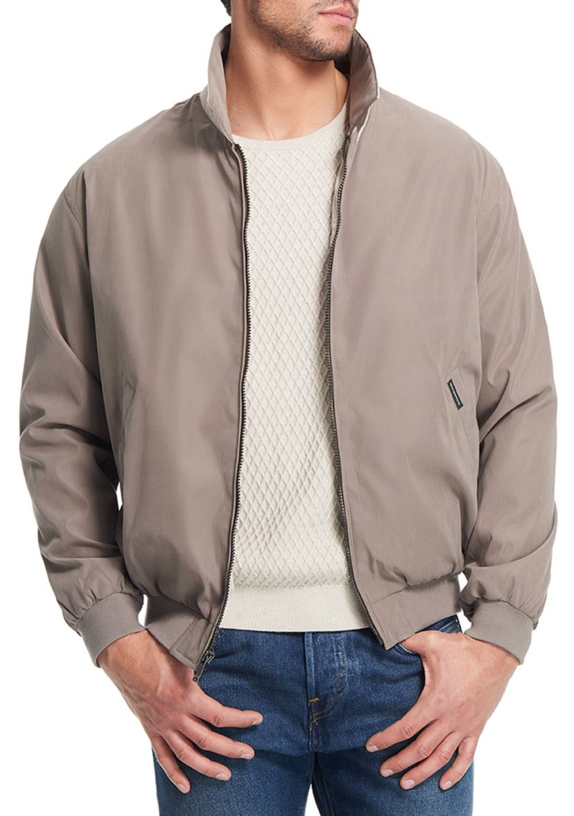 Big & Tall Microfiber Bomber Jacket
