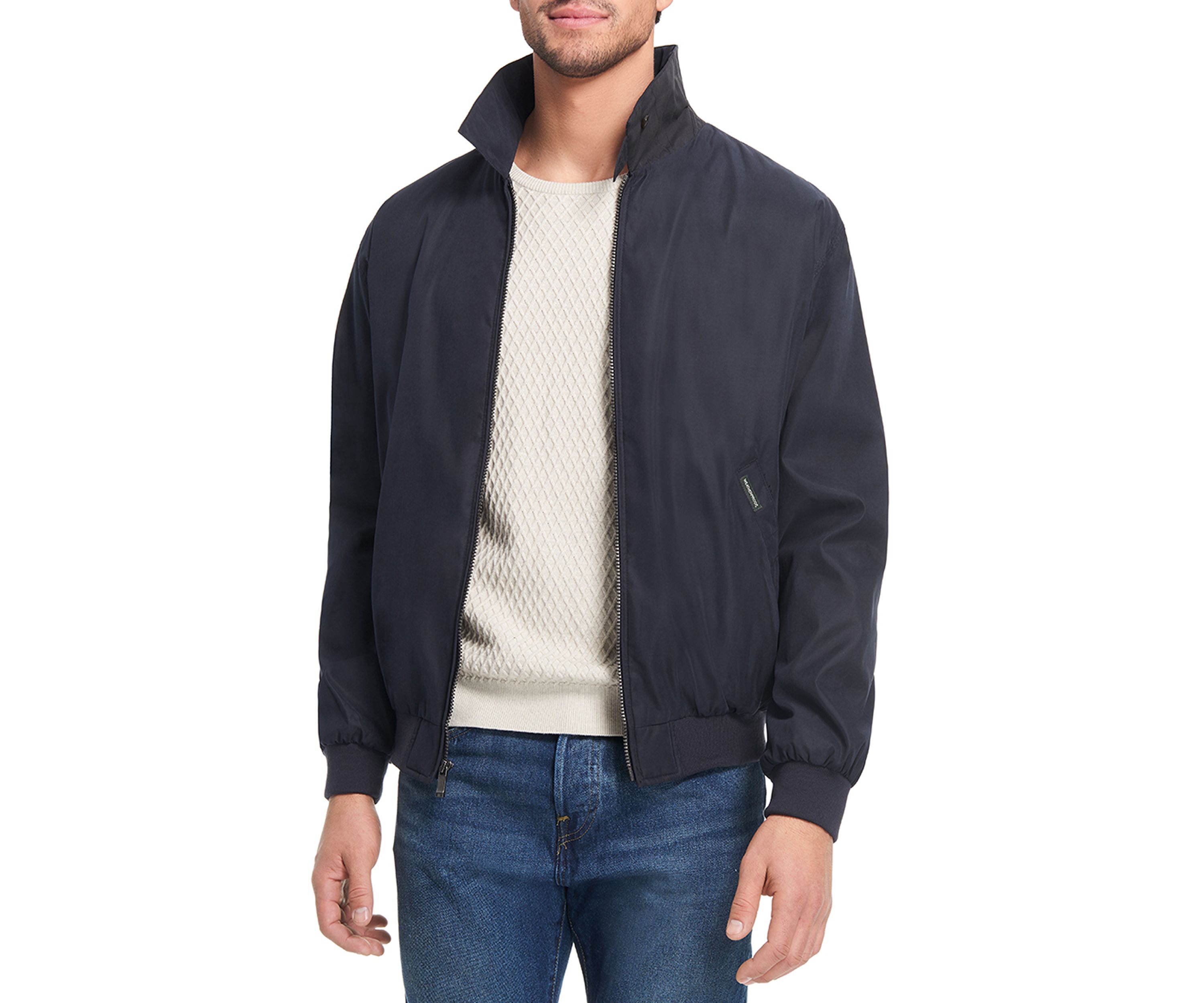 Big & Tall Microfiber Bomber Jacket