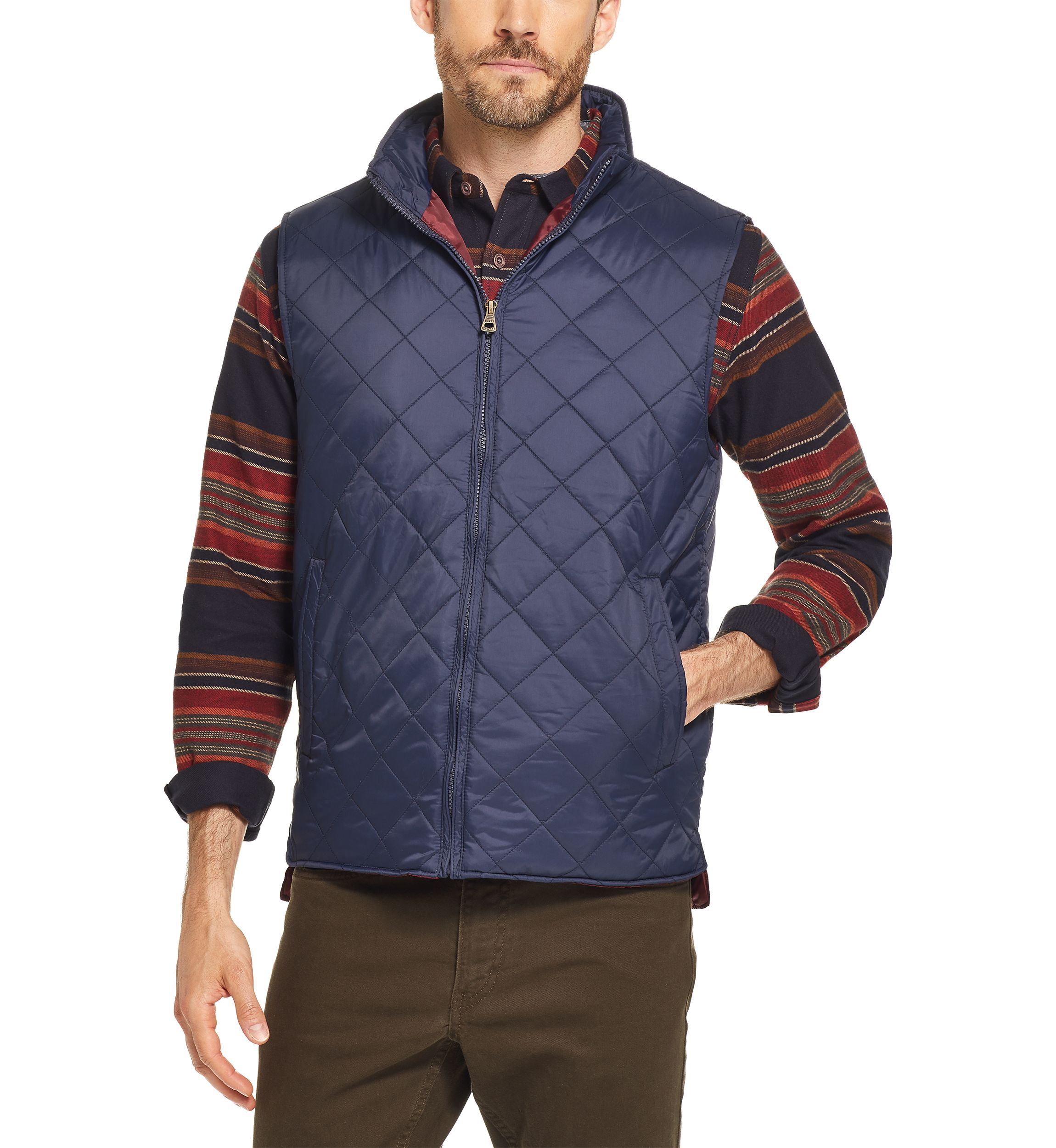 Mens Diamond Quilted Vest