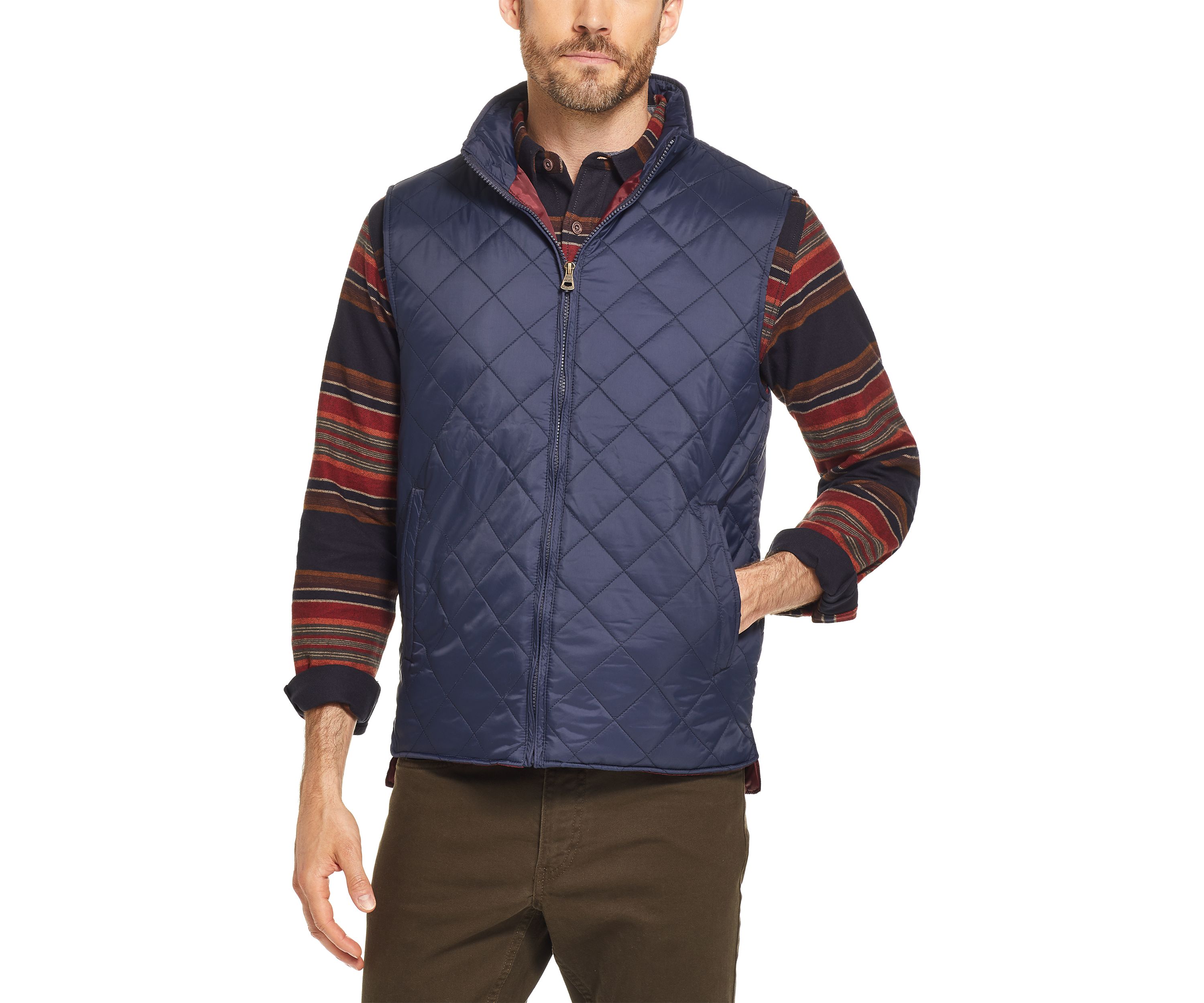 Mens Diamond Quilted Vest