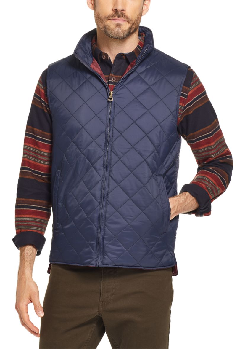 Mens Diamond Quilted Vest