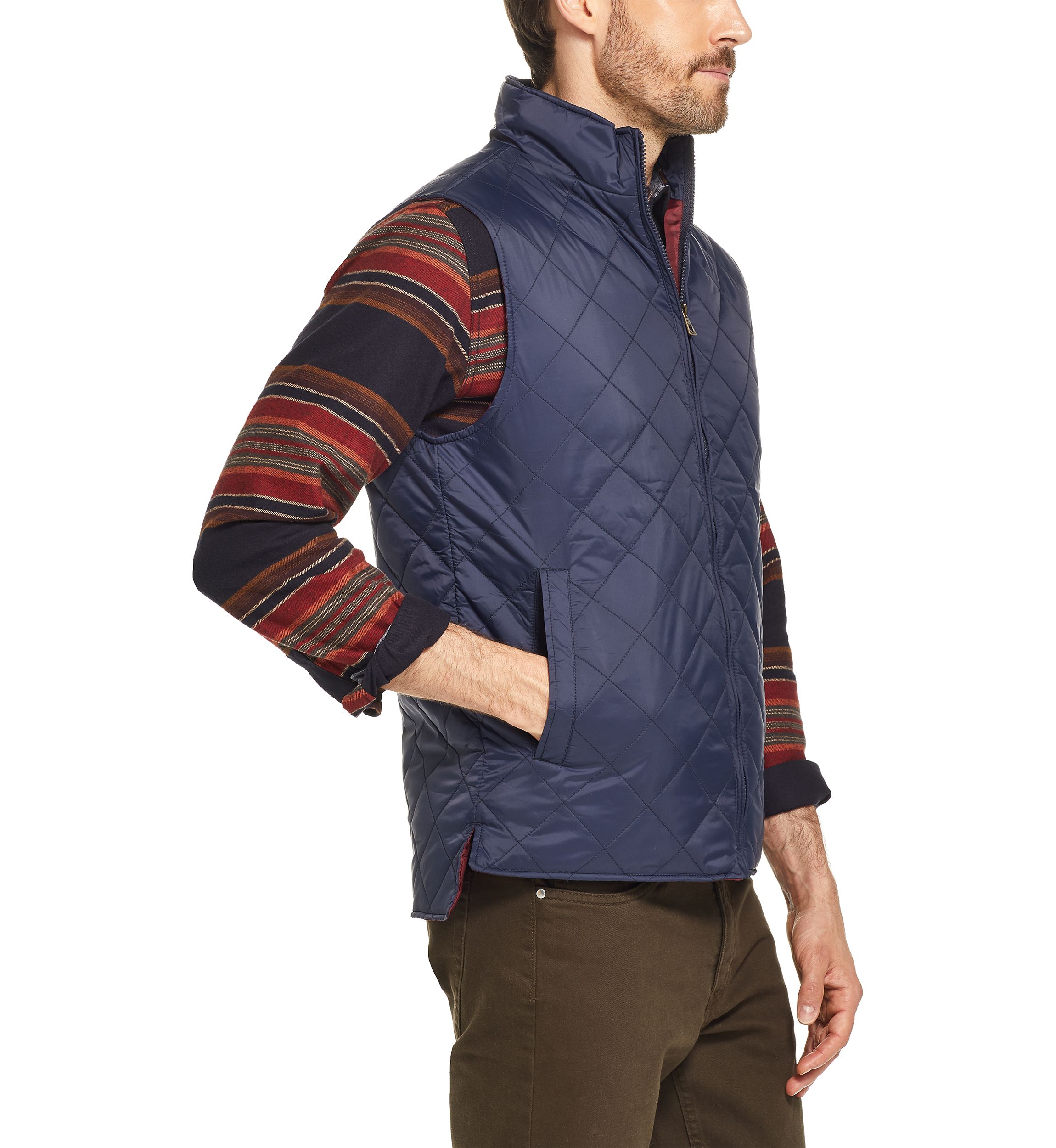 Mens Diamond Quilted Vest
