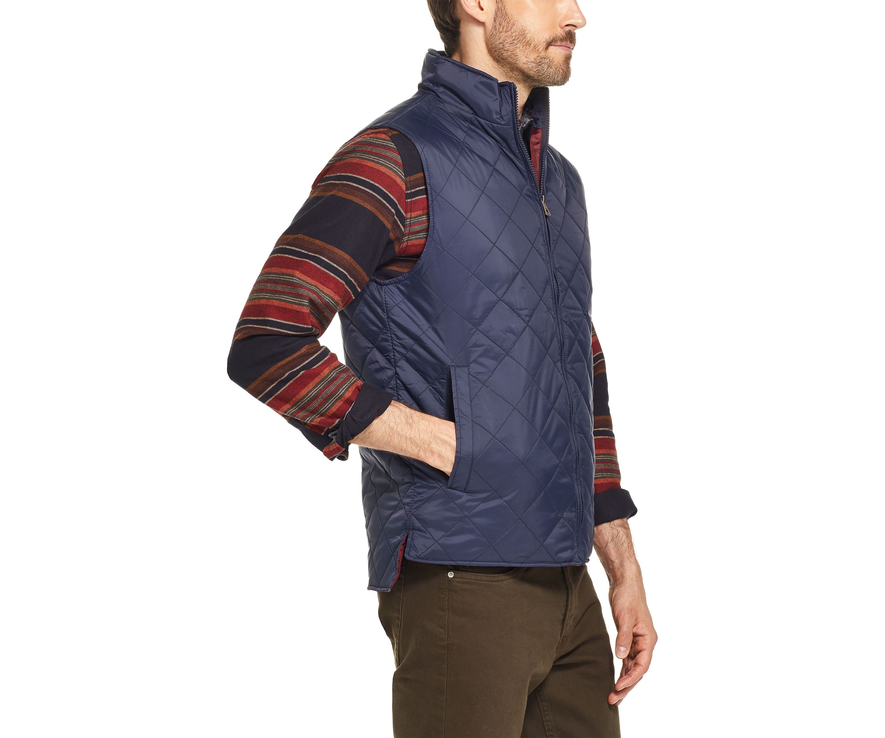 Mens Diamond Quilted Vest