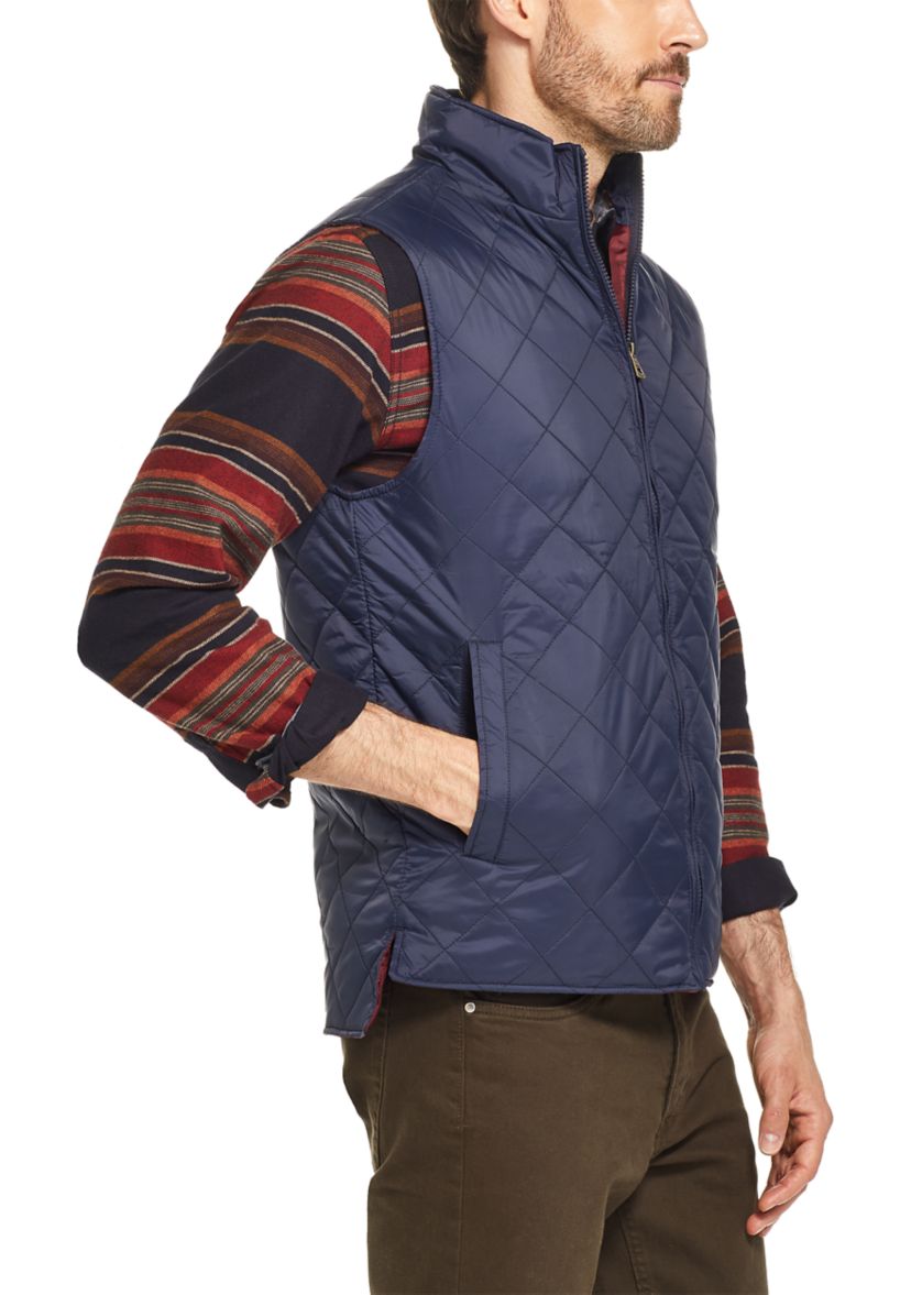Mens Diamond Quilted Vest