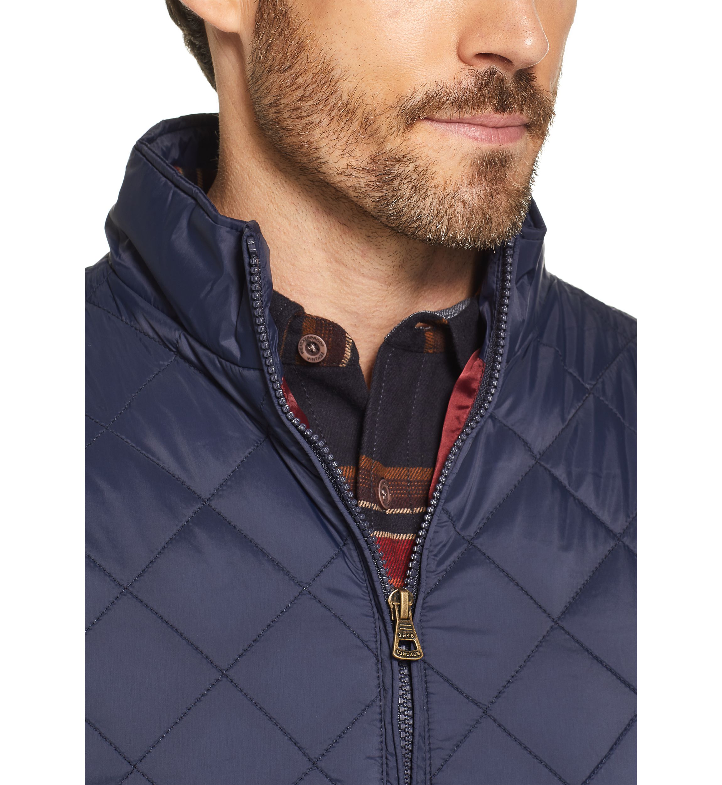 Mens Diamond Quilted Vest