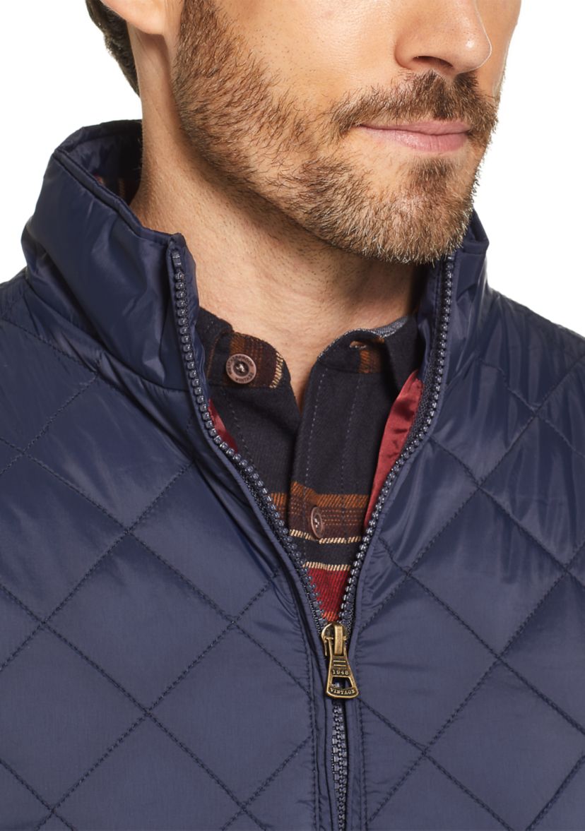 Mens Diamond Quilted Vest
