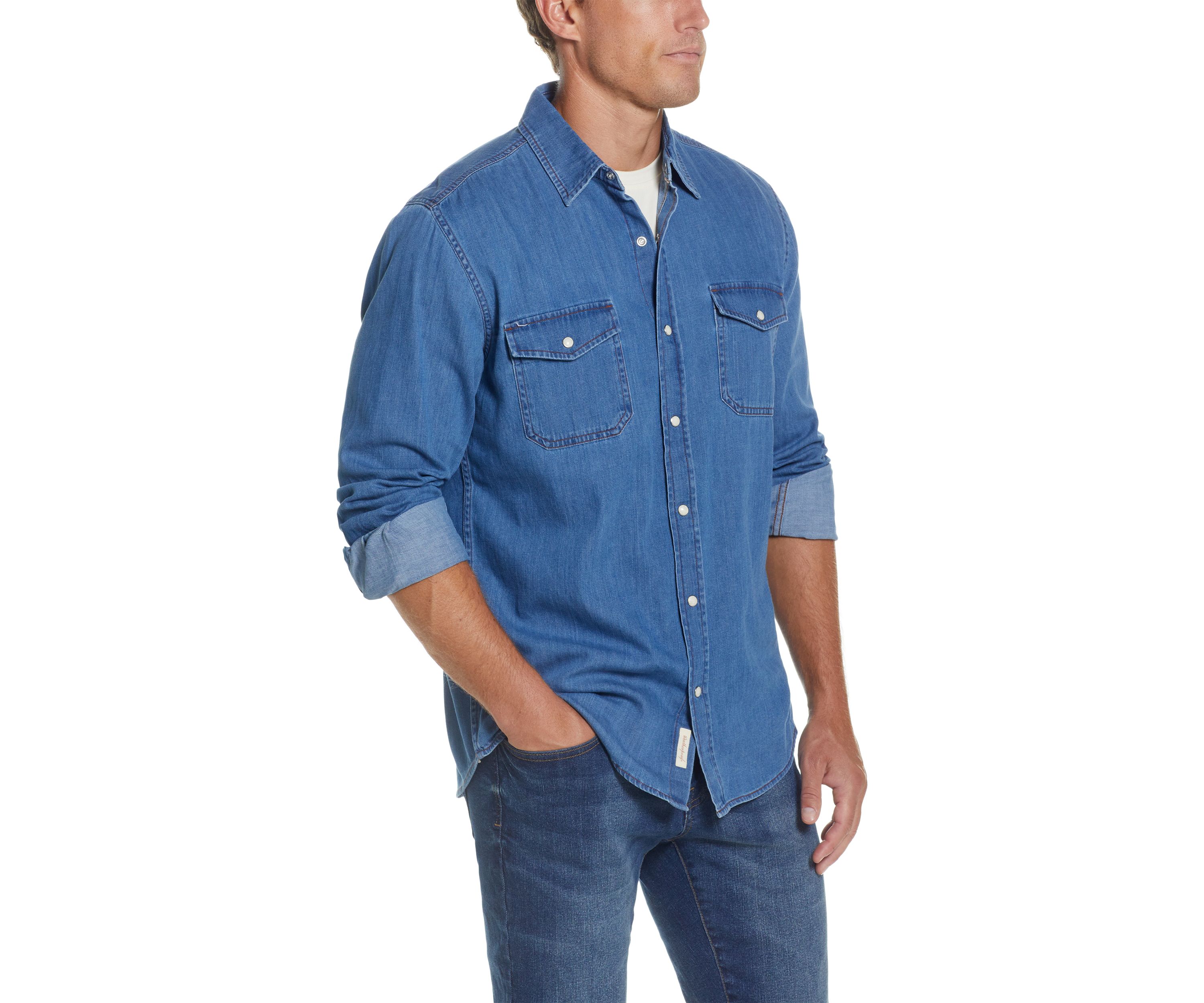 Mens Western Denim Shirt
