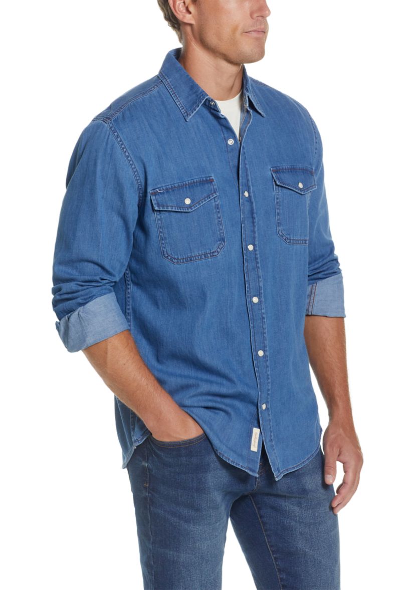 Mens Western Denim Shirt