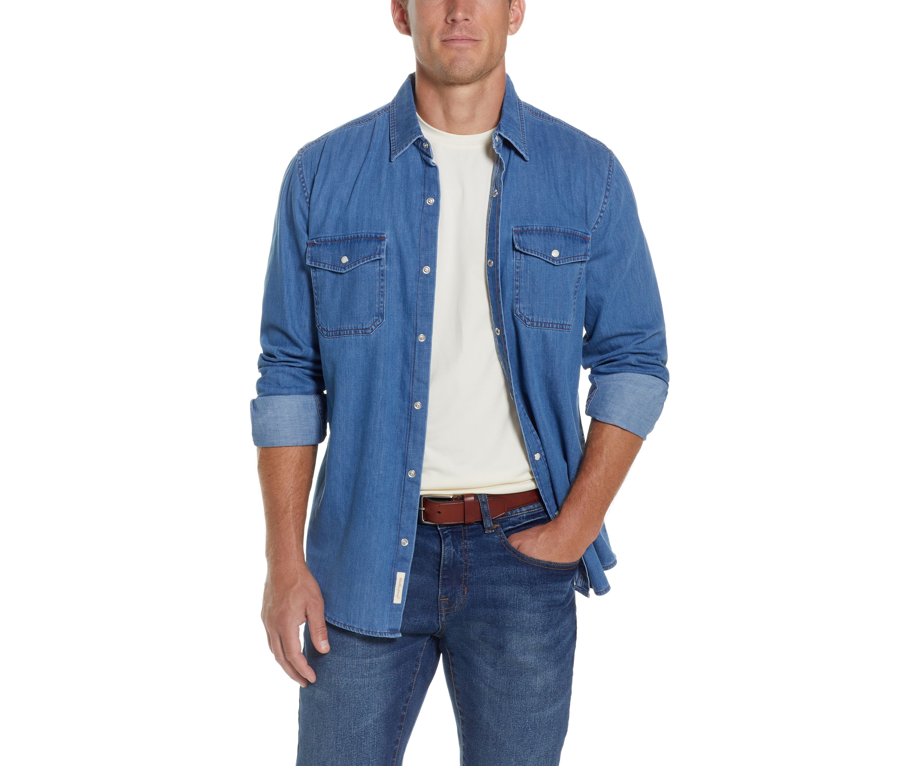 Mens Western Denim Shirt