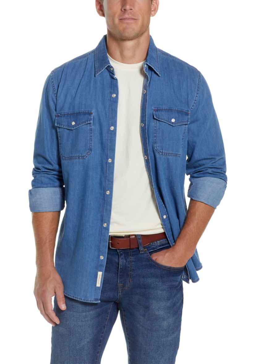 Mens Western Denim Shirt