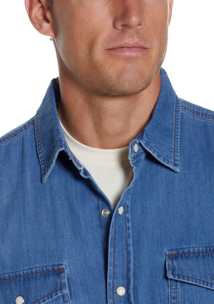 Mens Western Denim Shirt
