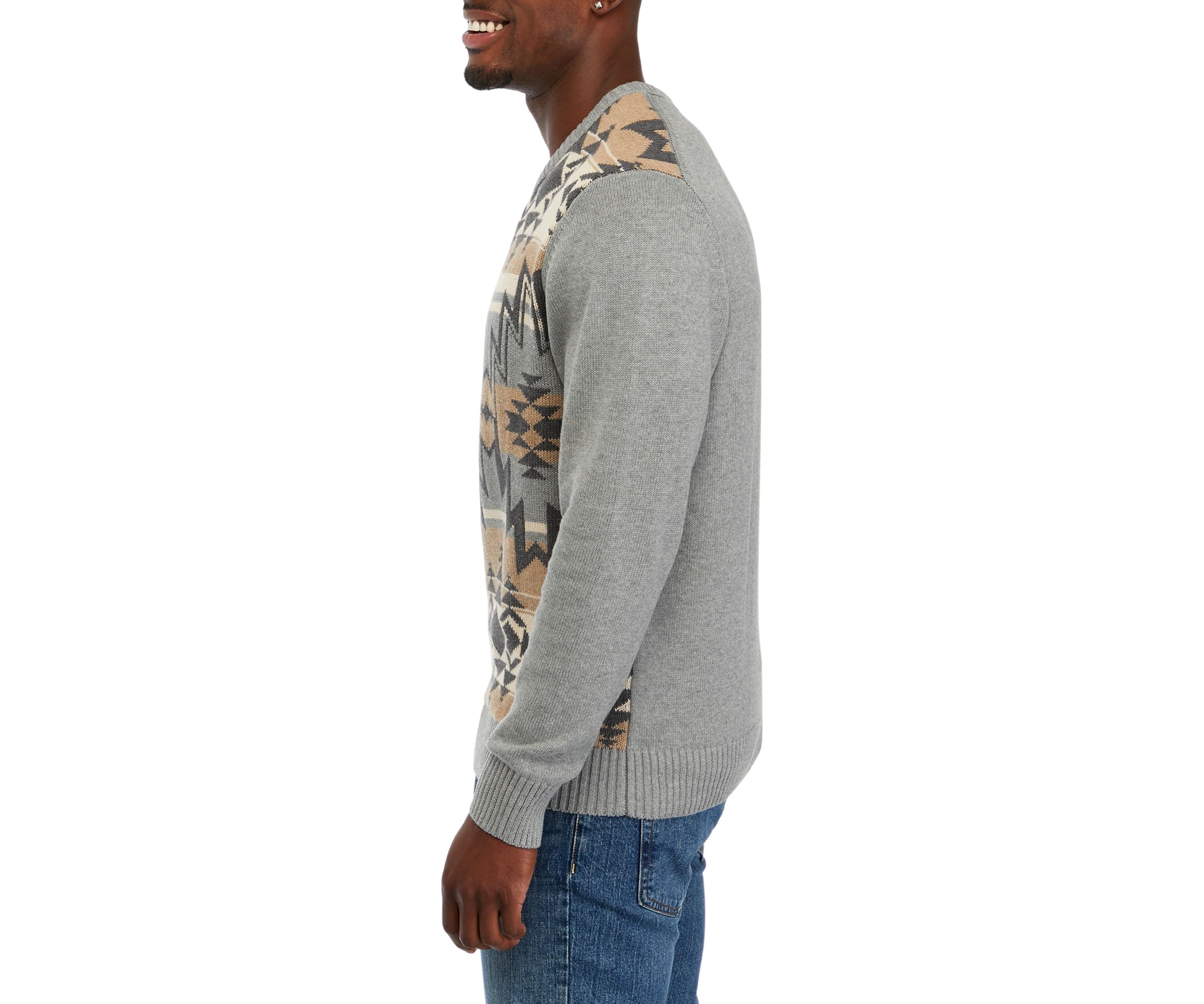 Mens Southwest Crew Neck Sweater