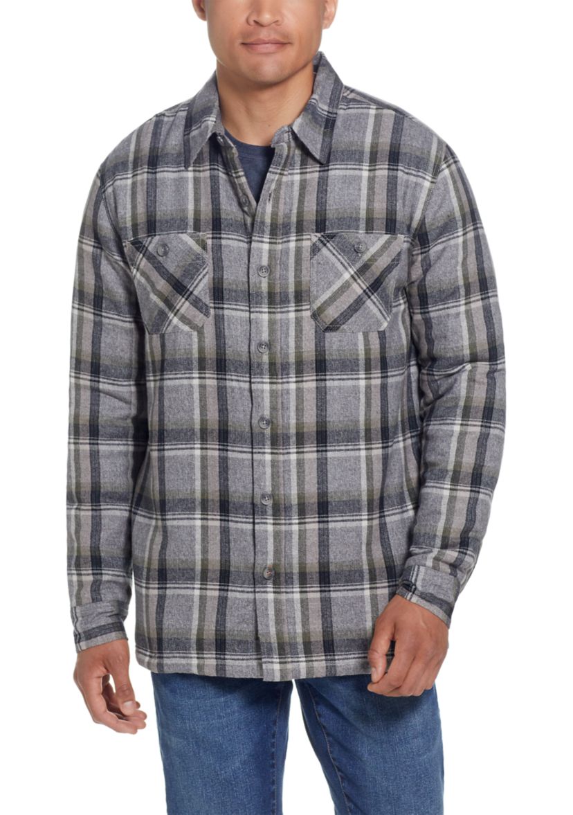 Sherpa Lined Shirt Jacket 