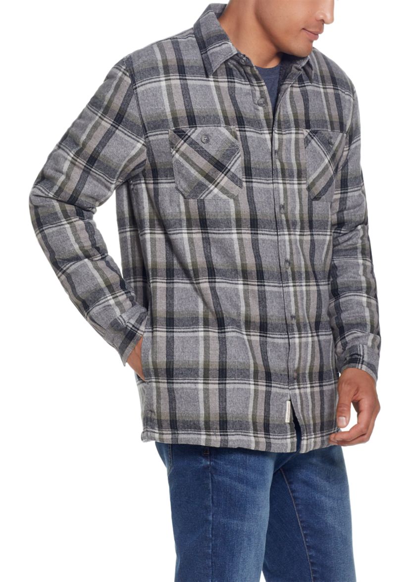 Sherpa Lined Shirt Jacket 