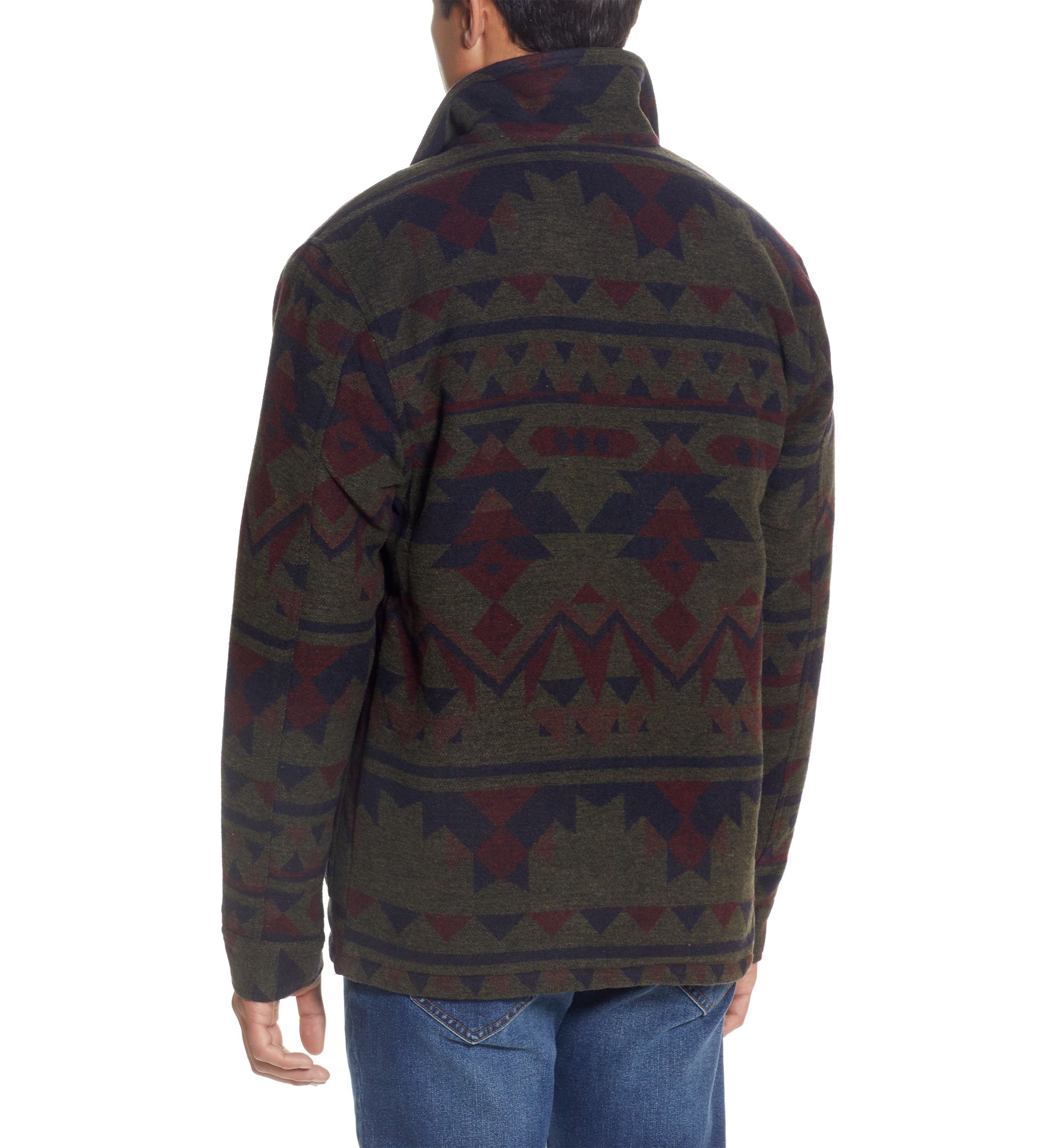 Mens Sherpa Lined Southwest Coat