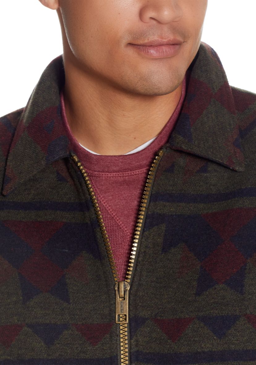 Mens Sherpa Lined Southwest Coat