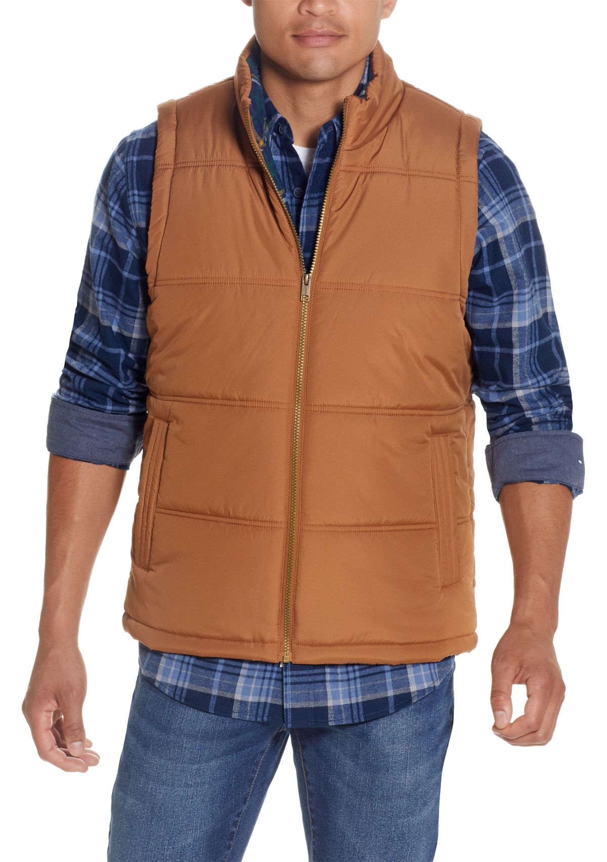 Flannel Lined Quilted Vest