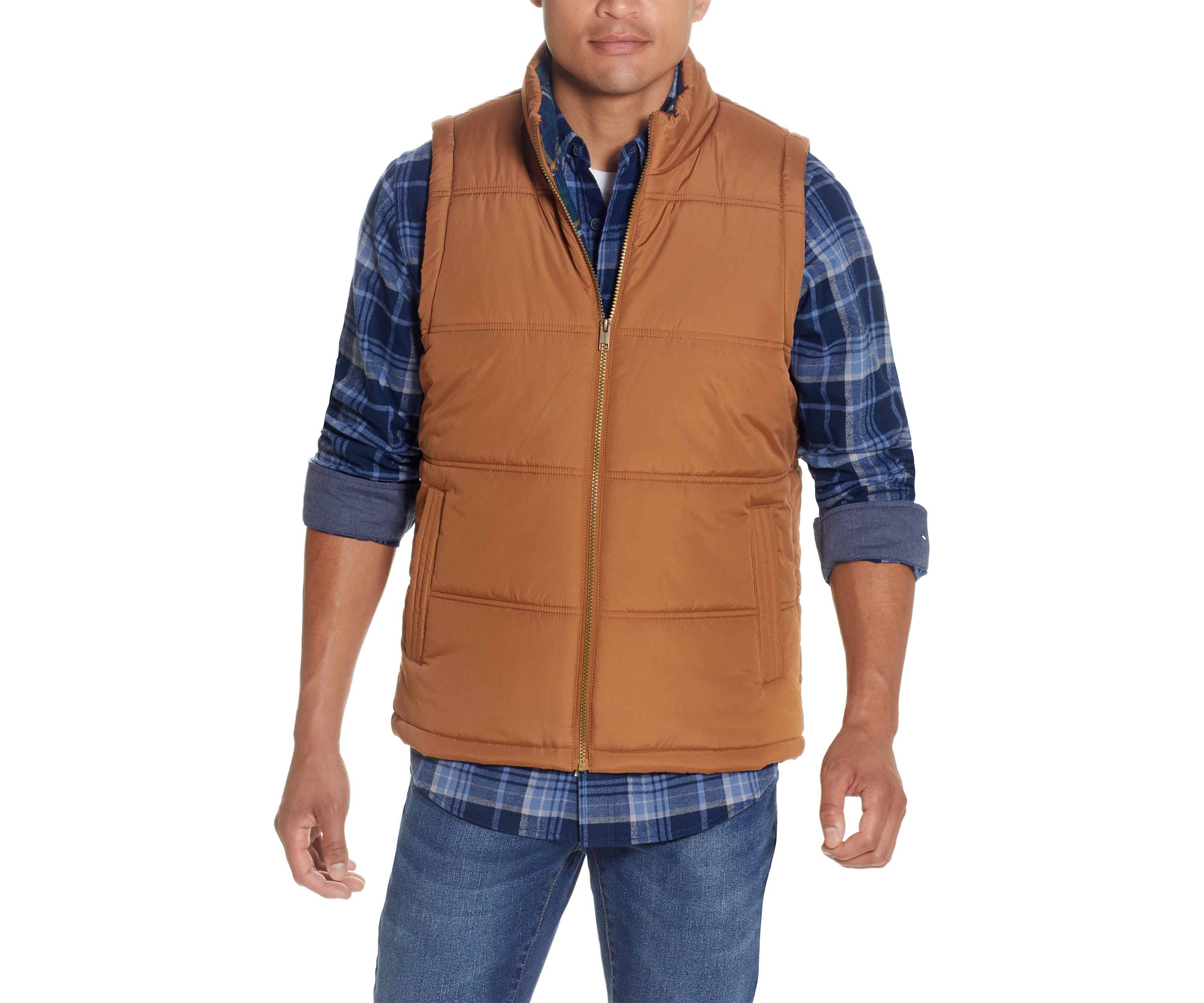 Flannel Lined Quilted Vest