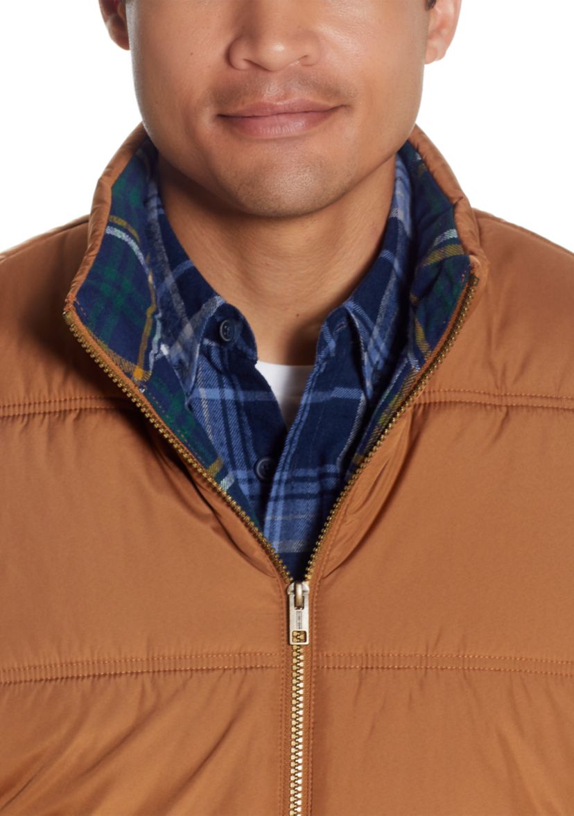 Flannel Lined Quilted Vest