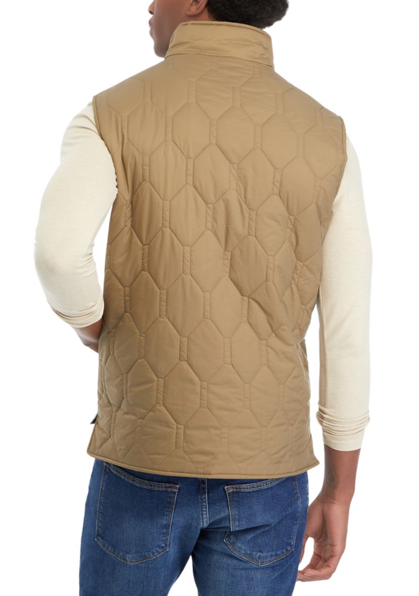 Hexagon Quilted Lightweight Vest 
