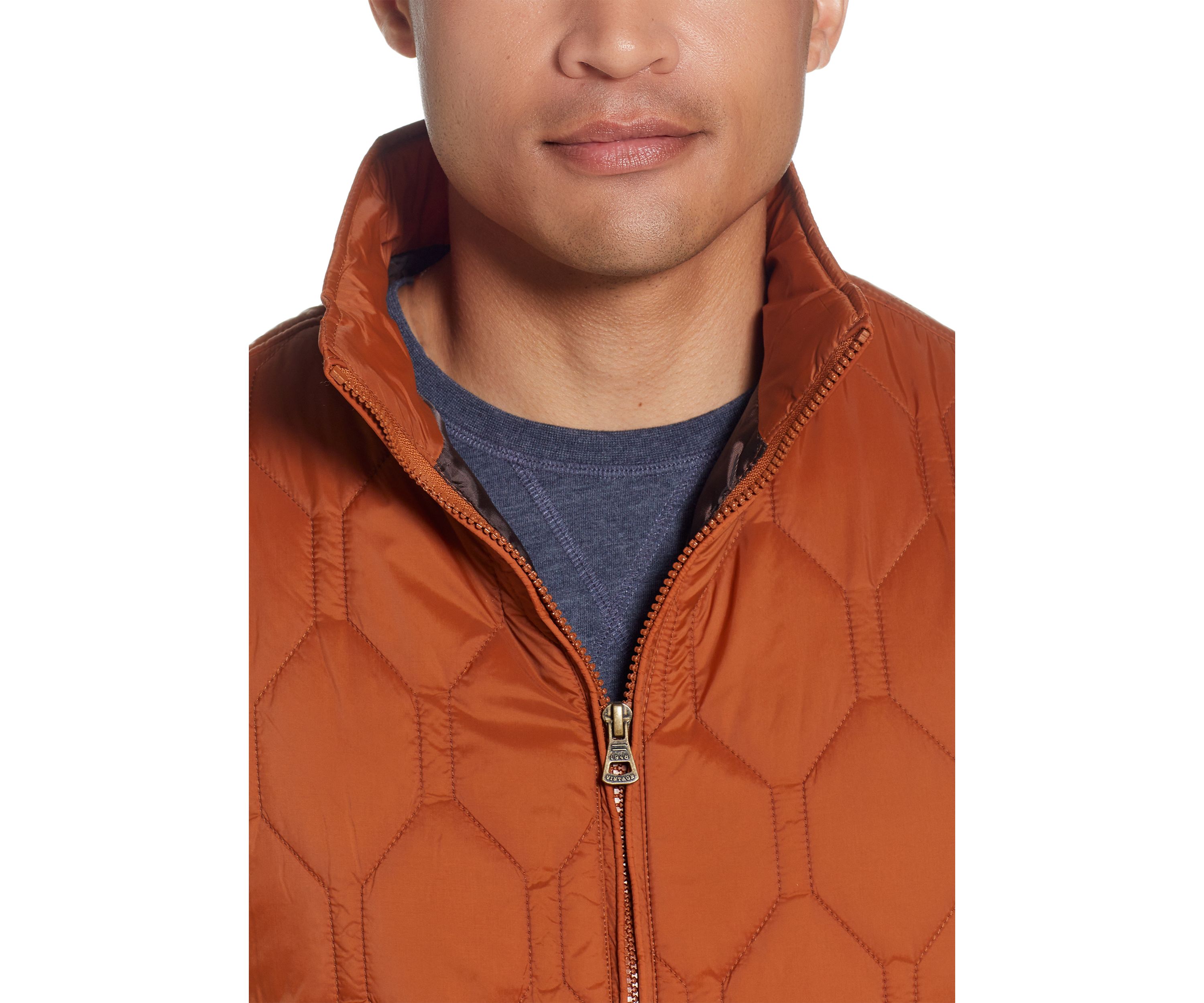 Mens Hexagon Quilted Lightweight Vest