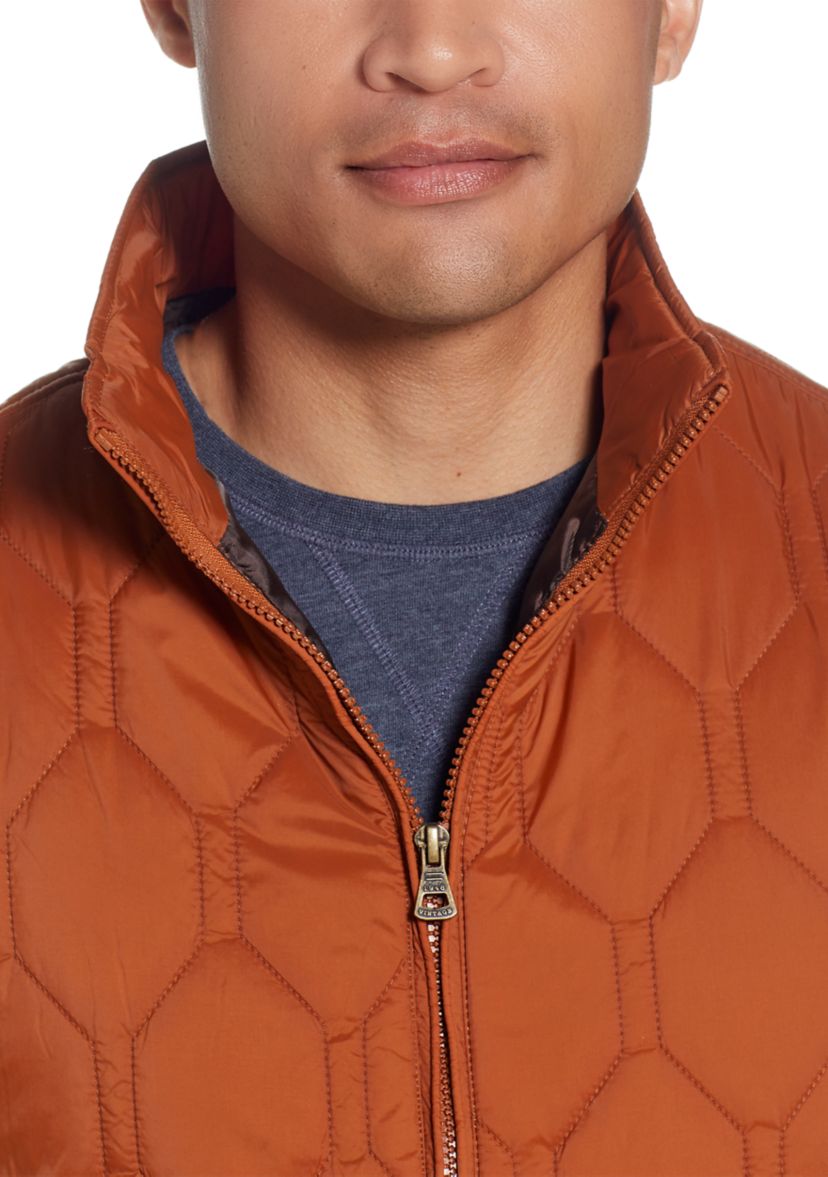 Mens Hexagon Quilted Lightweight Vest