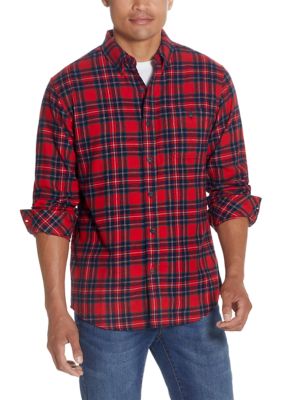 Weatherproof Vintage Men's Plaid Flannel Button Down Shirt | belk