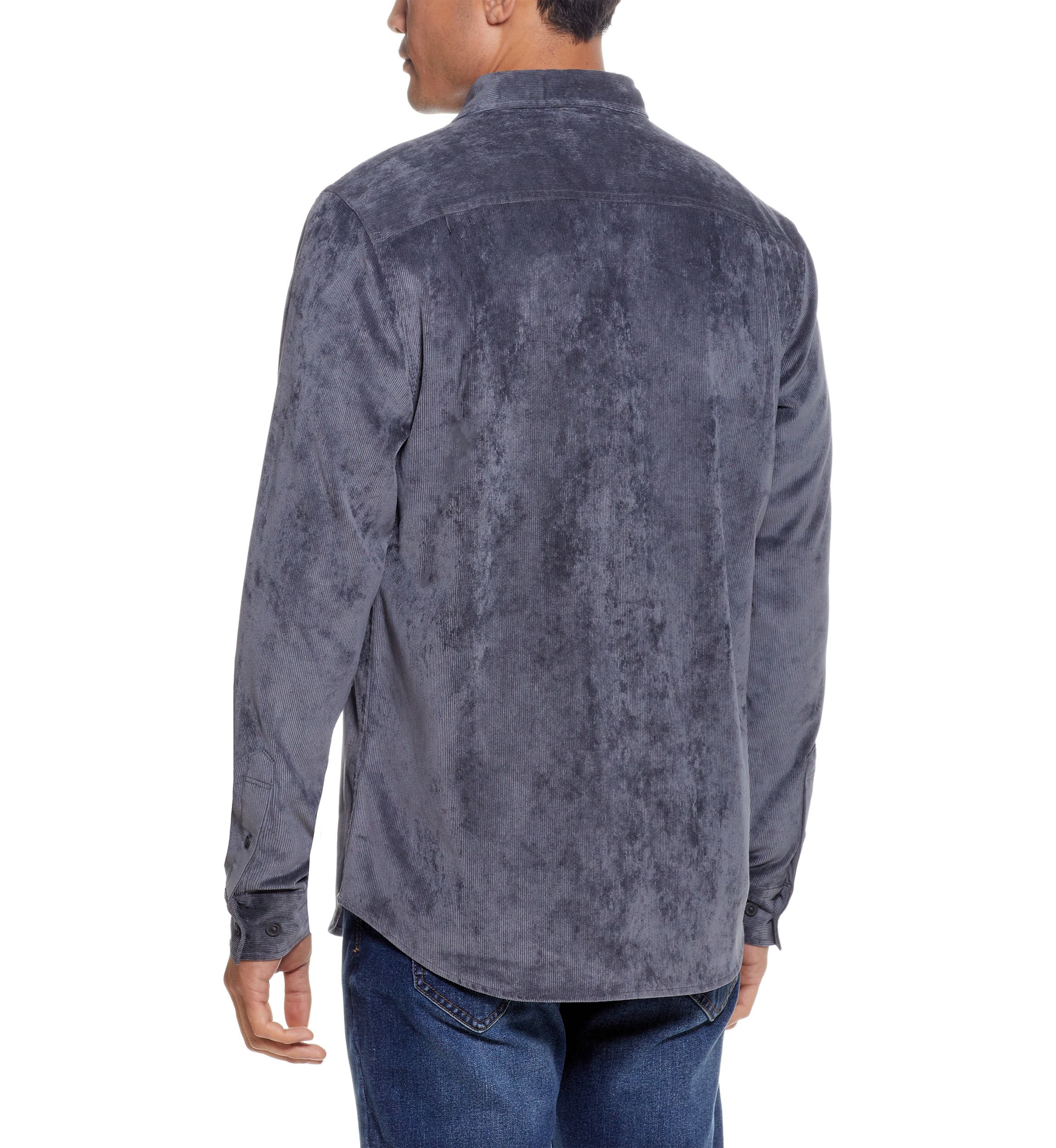Mens Solid Corduroy Shirt