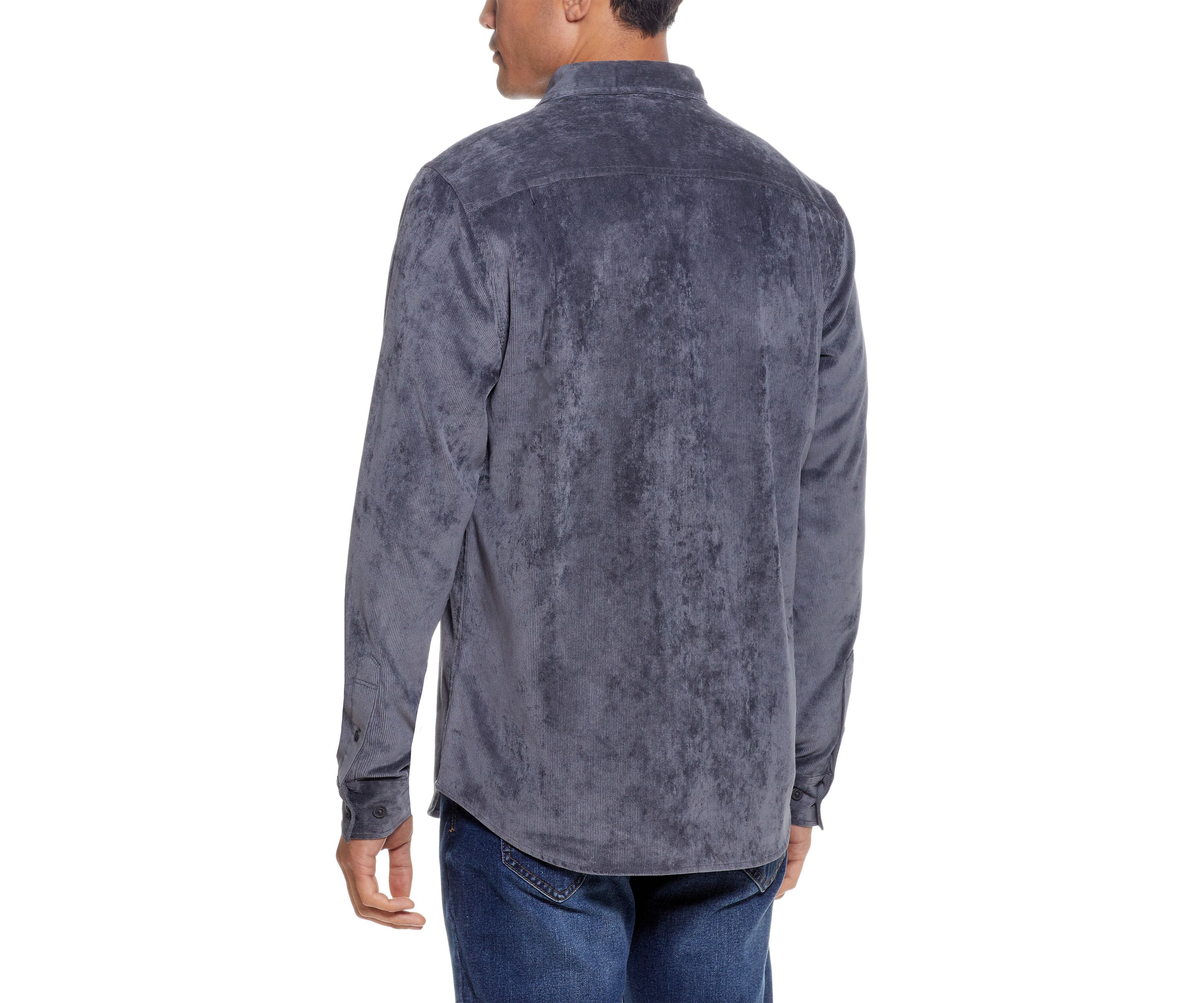 Mens Solid Corduroy Shirt