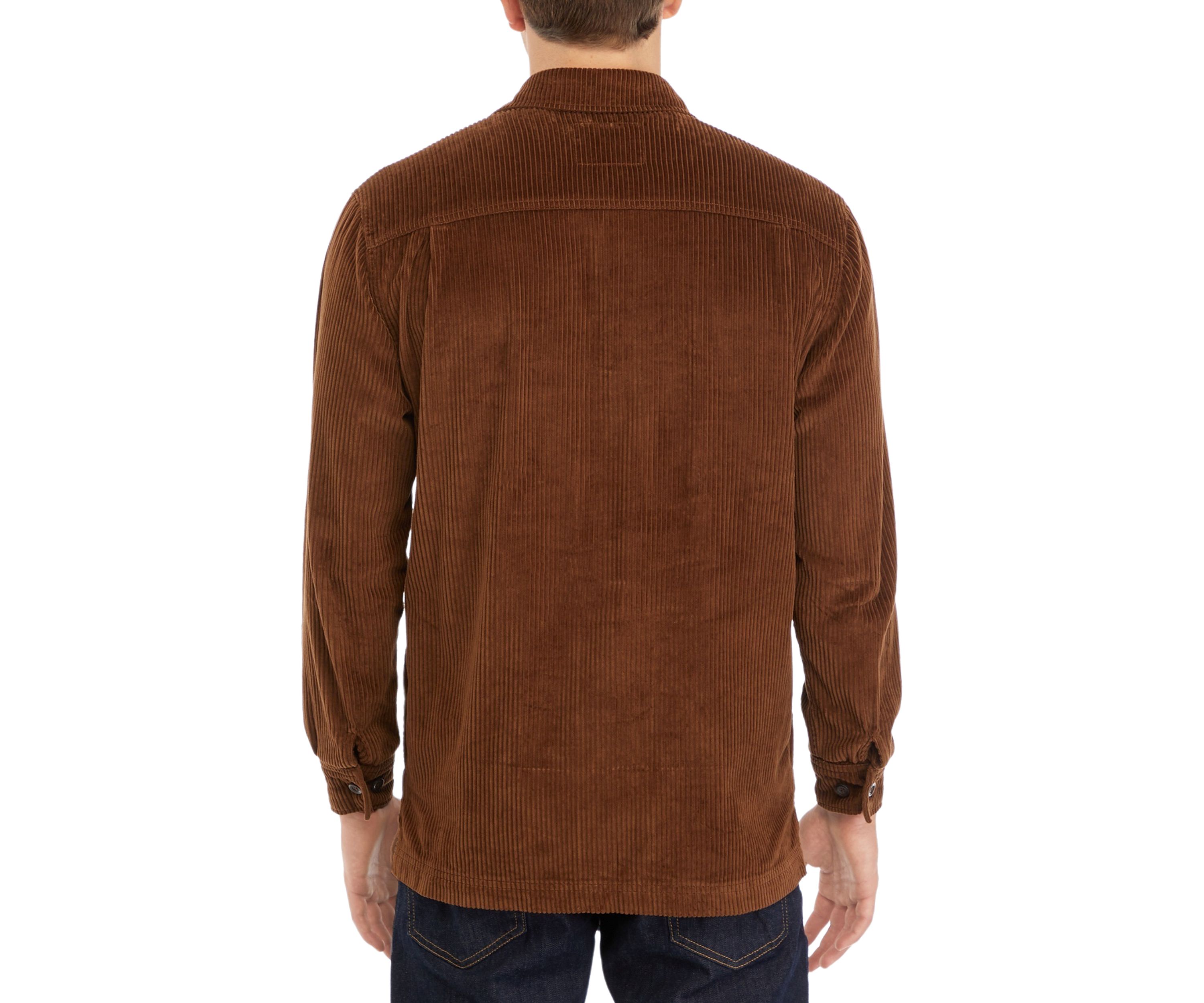 Unlined Cord Shirt Jacket 