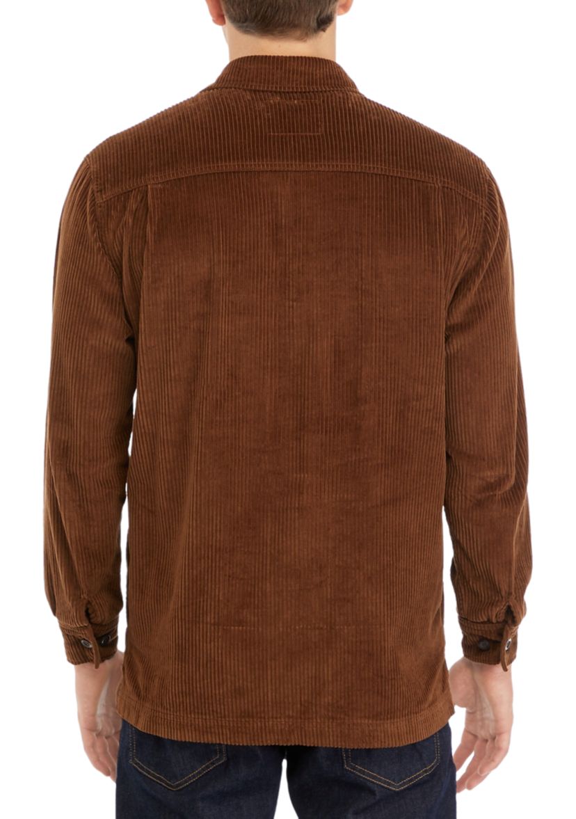 Unlined Cord Shirt Jacket 