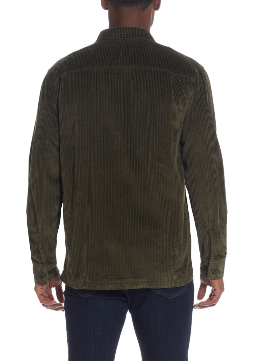 Mens Unlined Corduroy Shirt Jacket