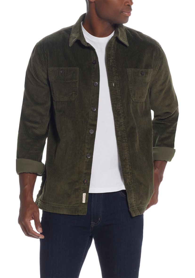 Mens Unlined Corduroy Shirt Jacket