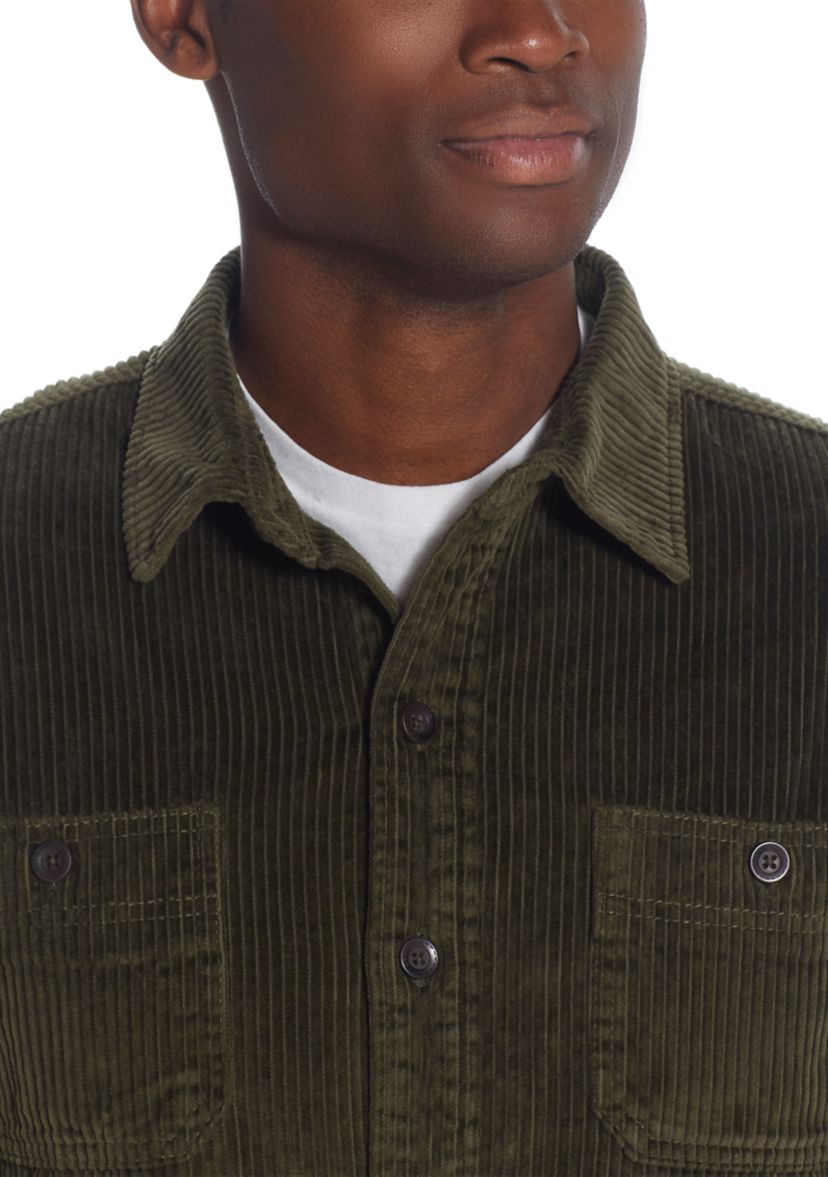Mens Unlined Corduroy Shirt Jacket