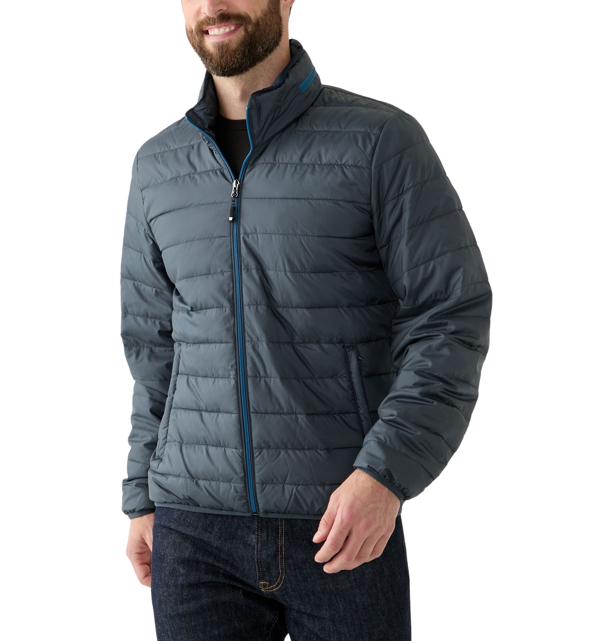 Mens Packable Pillow Puffer Jacket