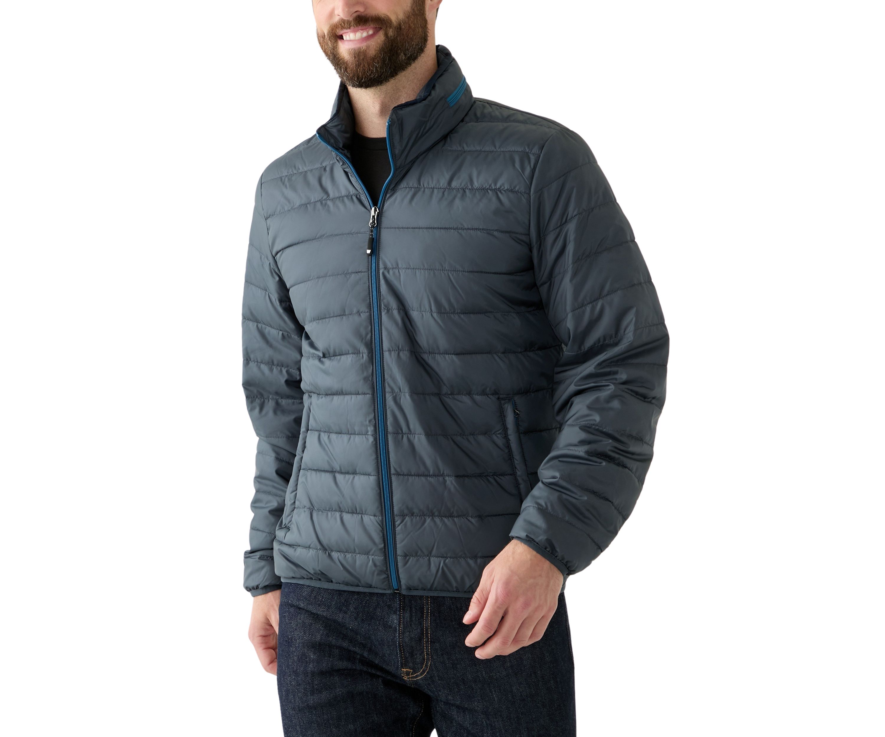 Mens Packable Pillow Puffer Jacket