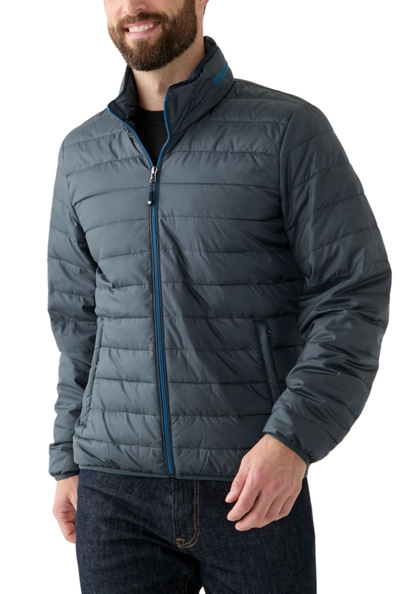Mens Packable Pillow Puffer Jacket