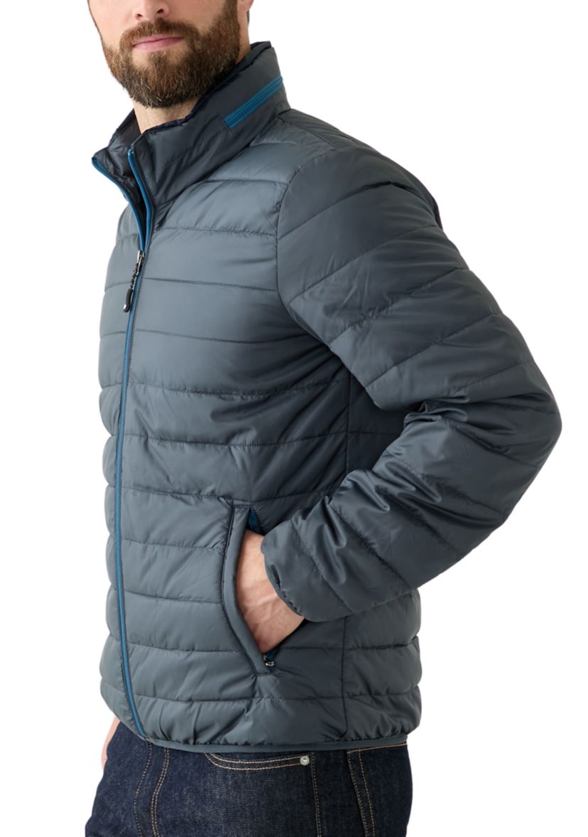 Mens Packable Pillow Puffer Jacket