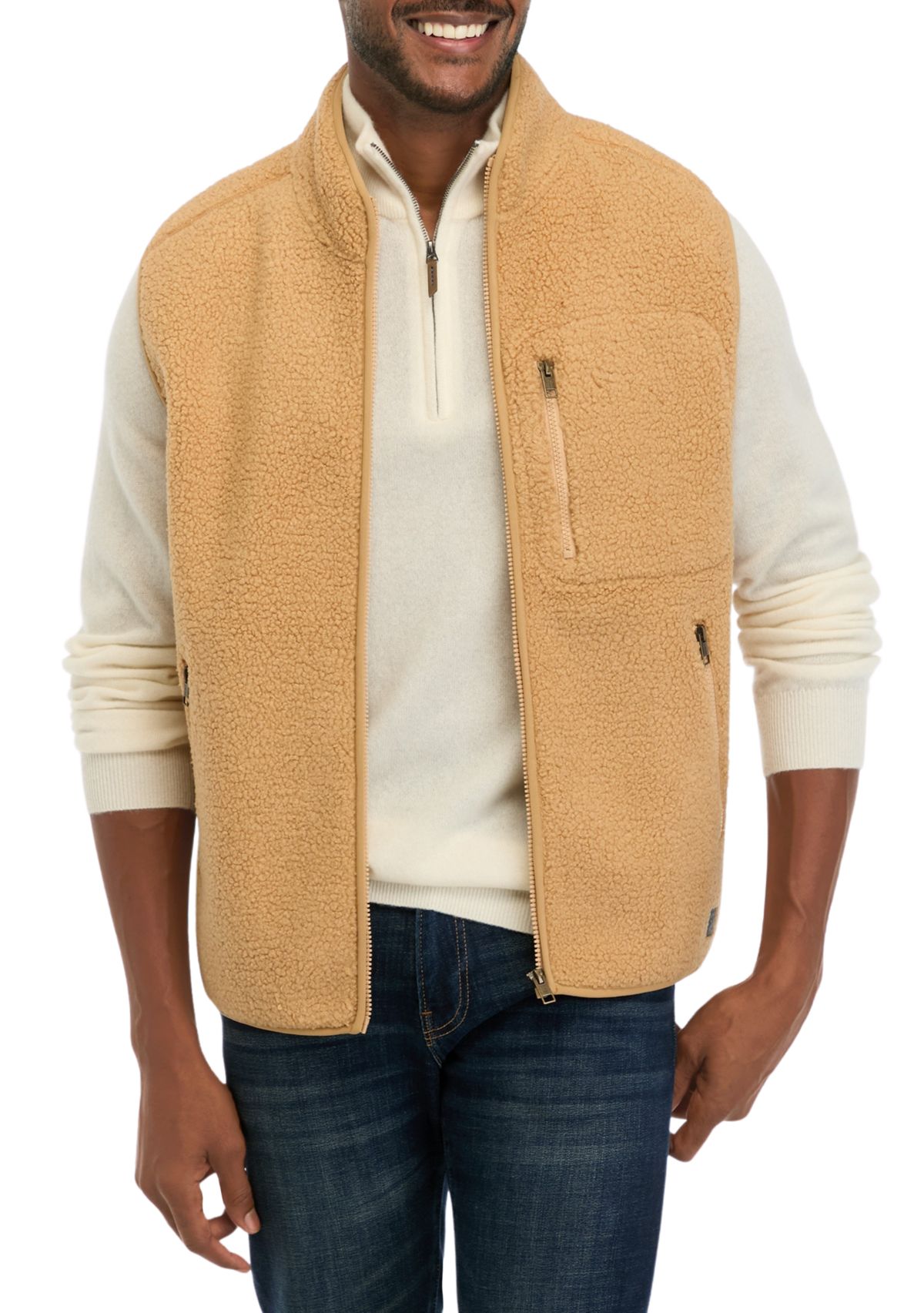 Mens Teddy Sherpa Vest 