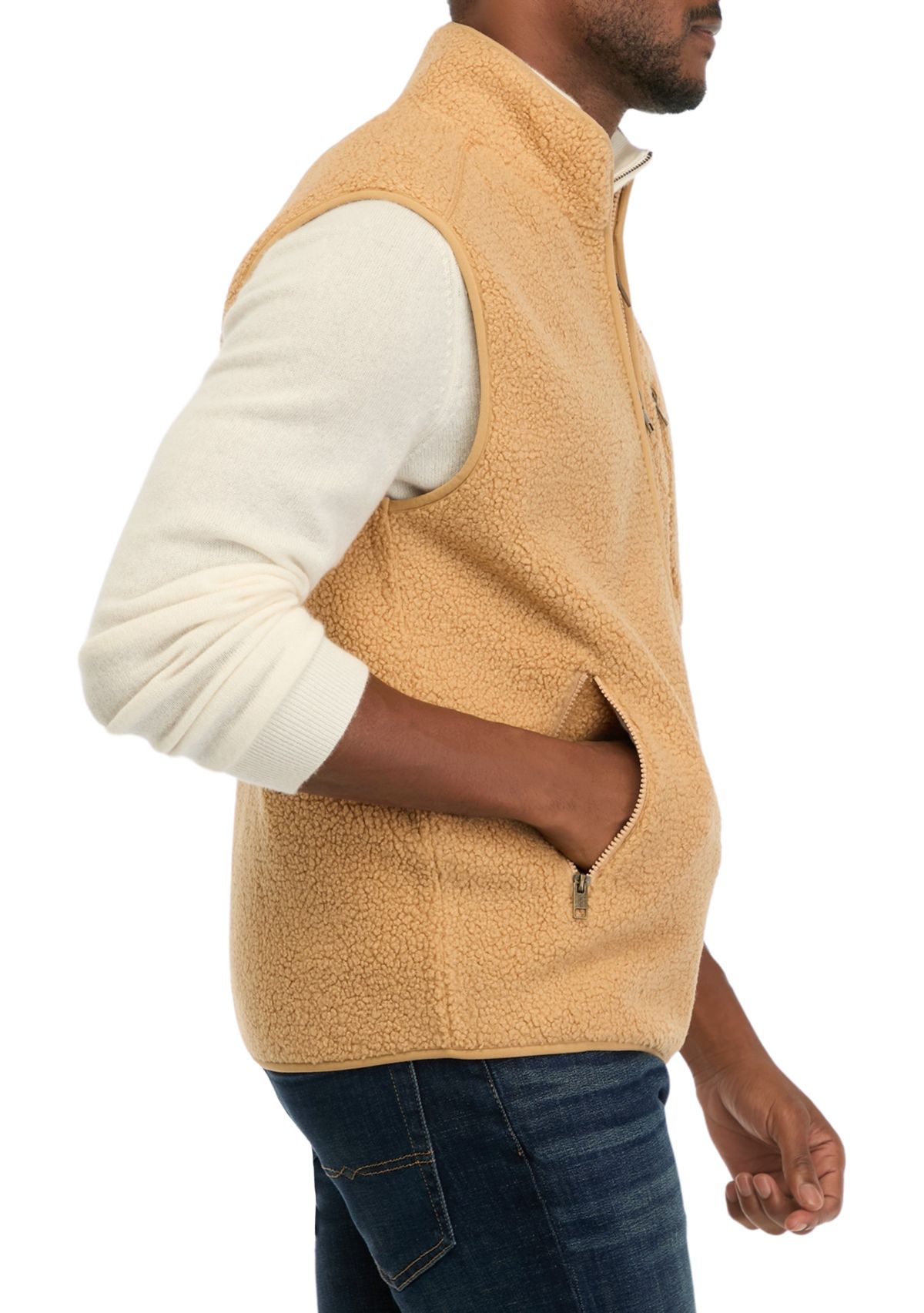 Mens Teddy Sherpa Vest 