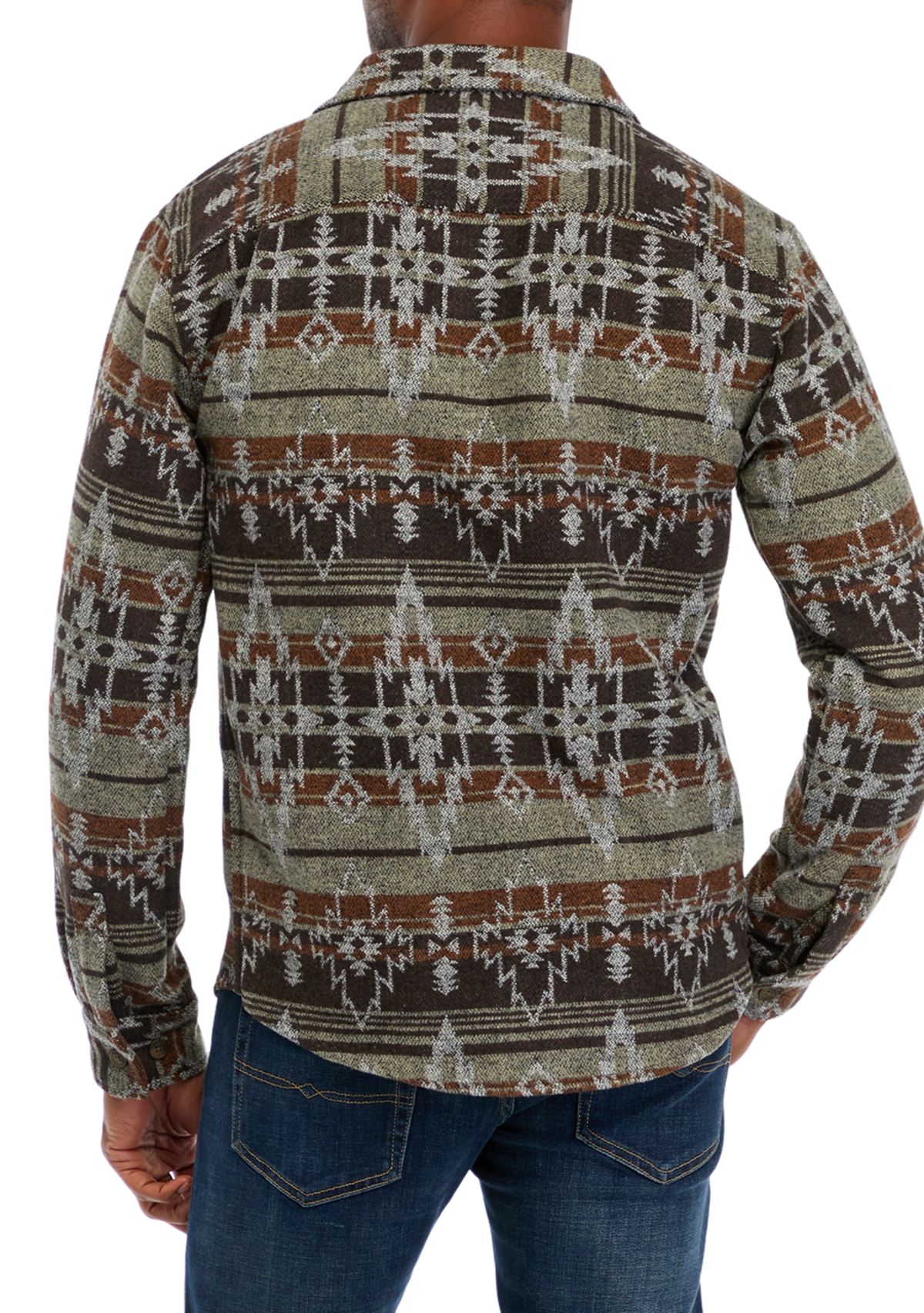 Mens Southwest Unlined Shirt Jacket