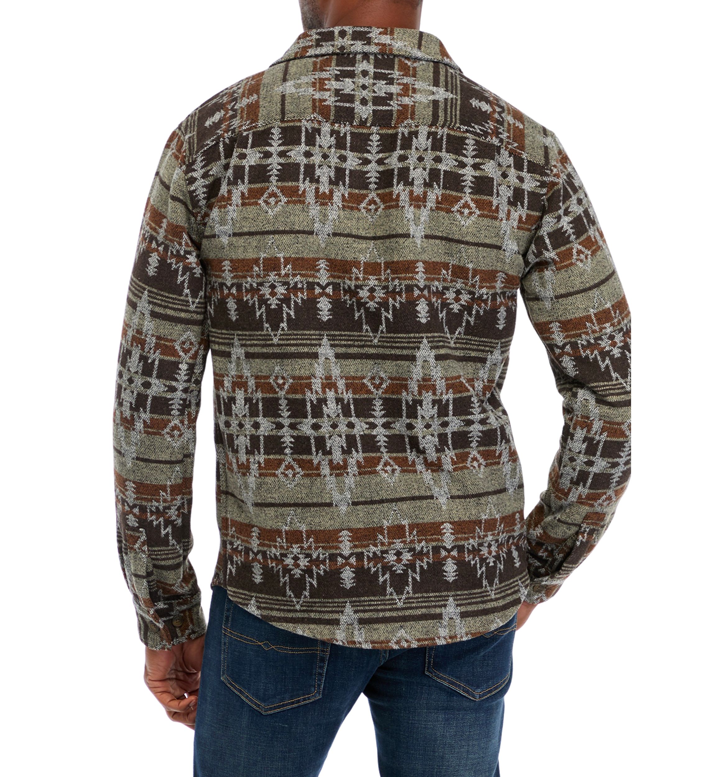 Mens Southwest Unlined Shirt Jacket