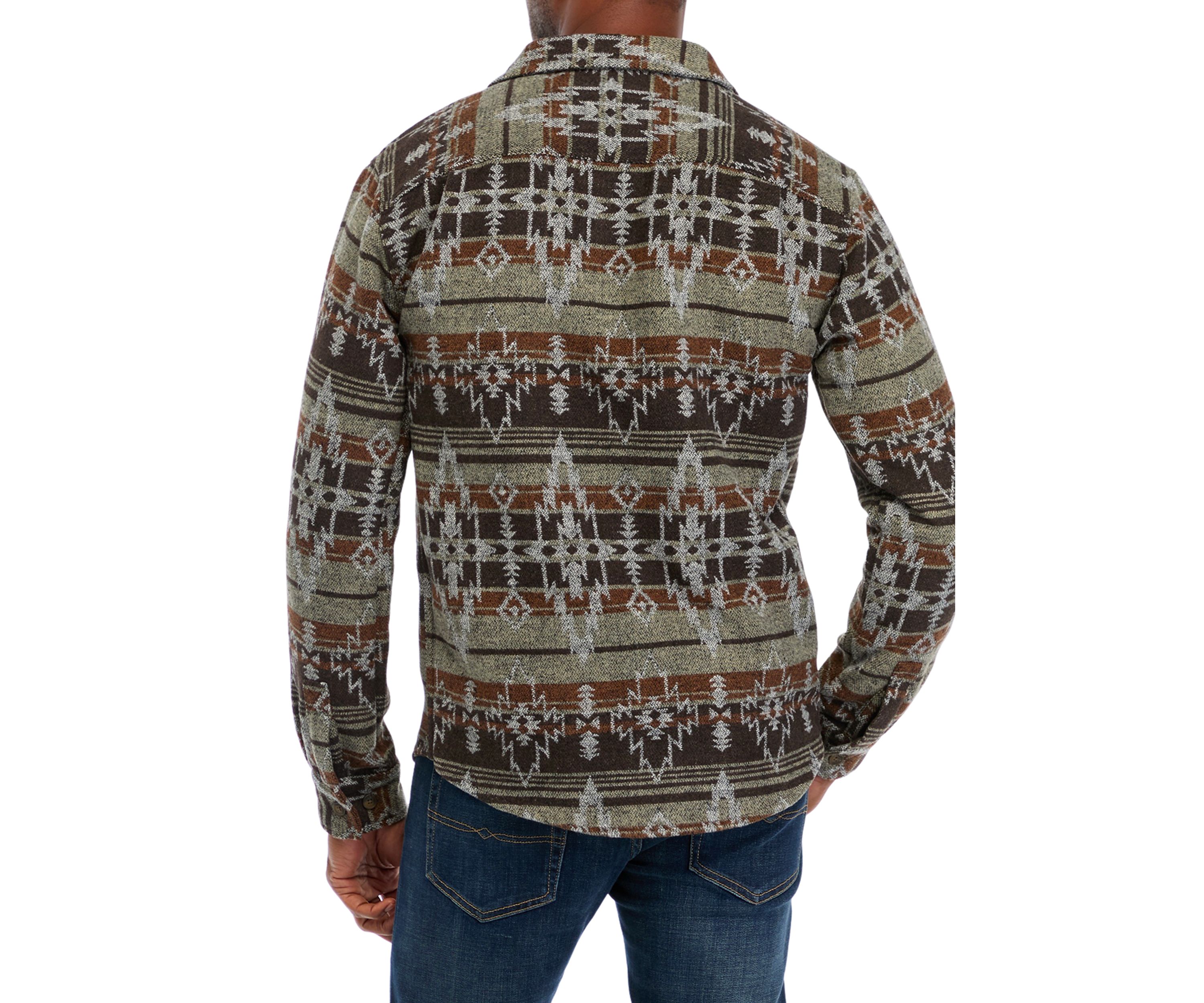 Mens Southwest Unlined Shirt Jacket
