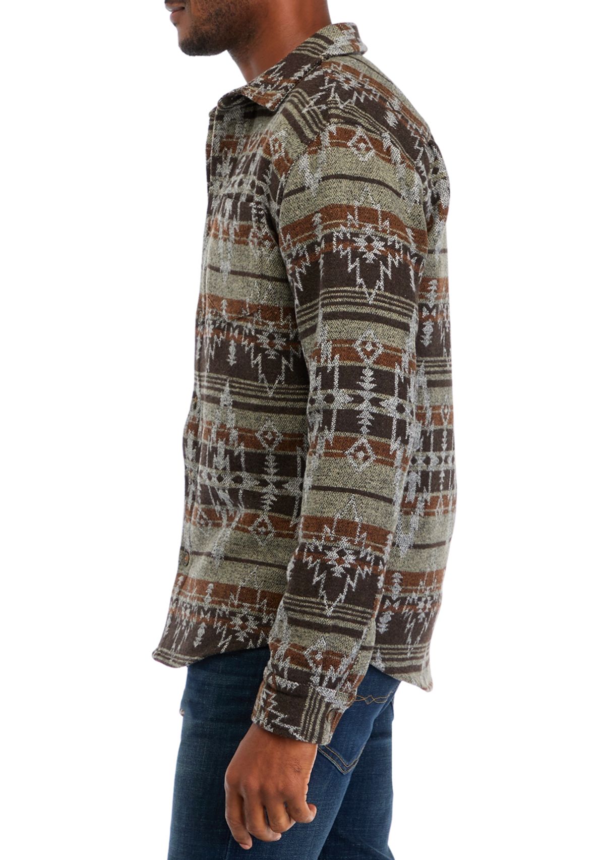 Mens Southwest Unlined Shirt Jacket