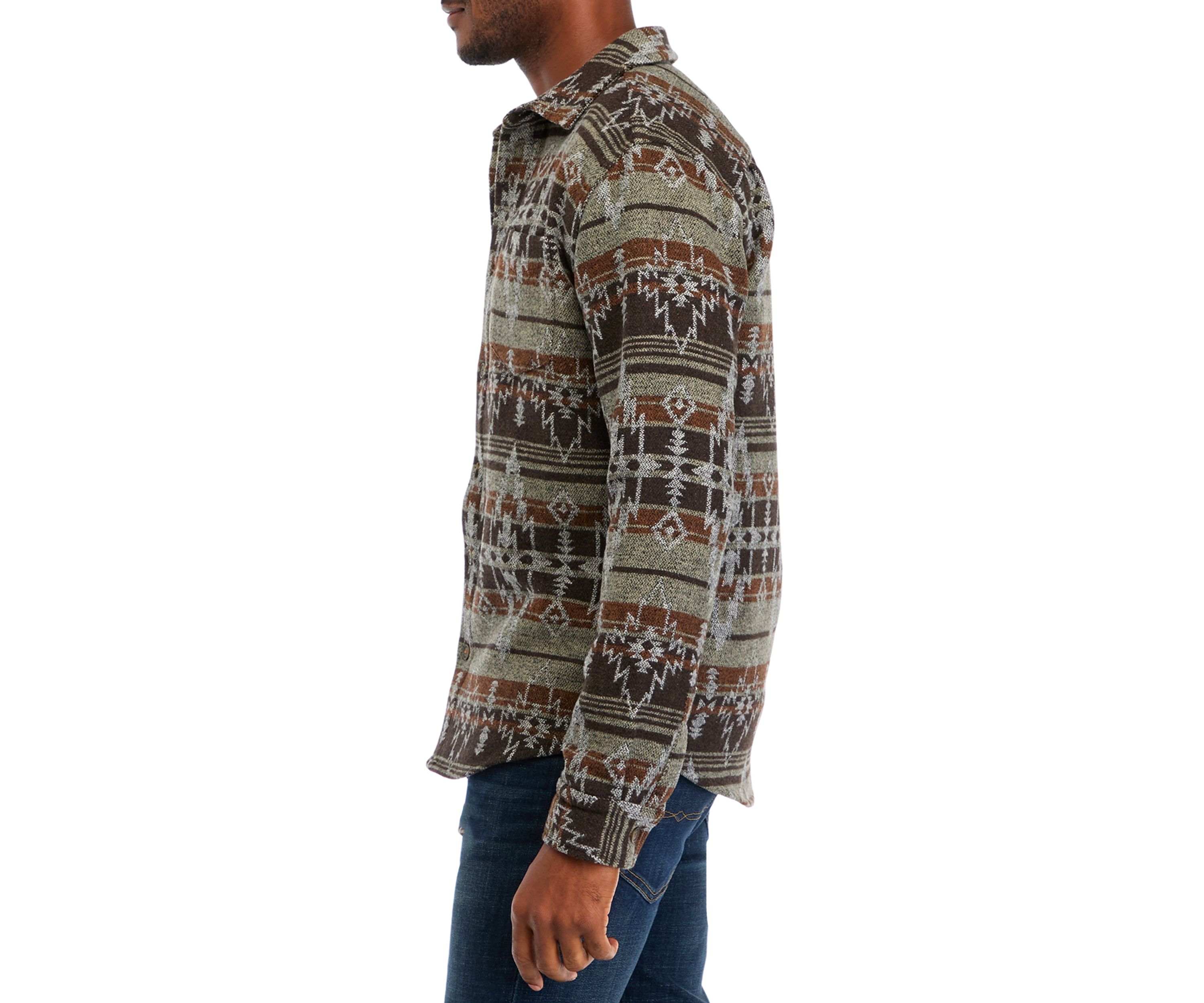 Mens Southwest Unlined Shirt Jacket
