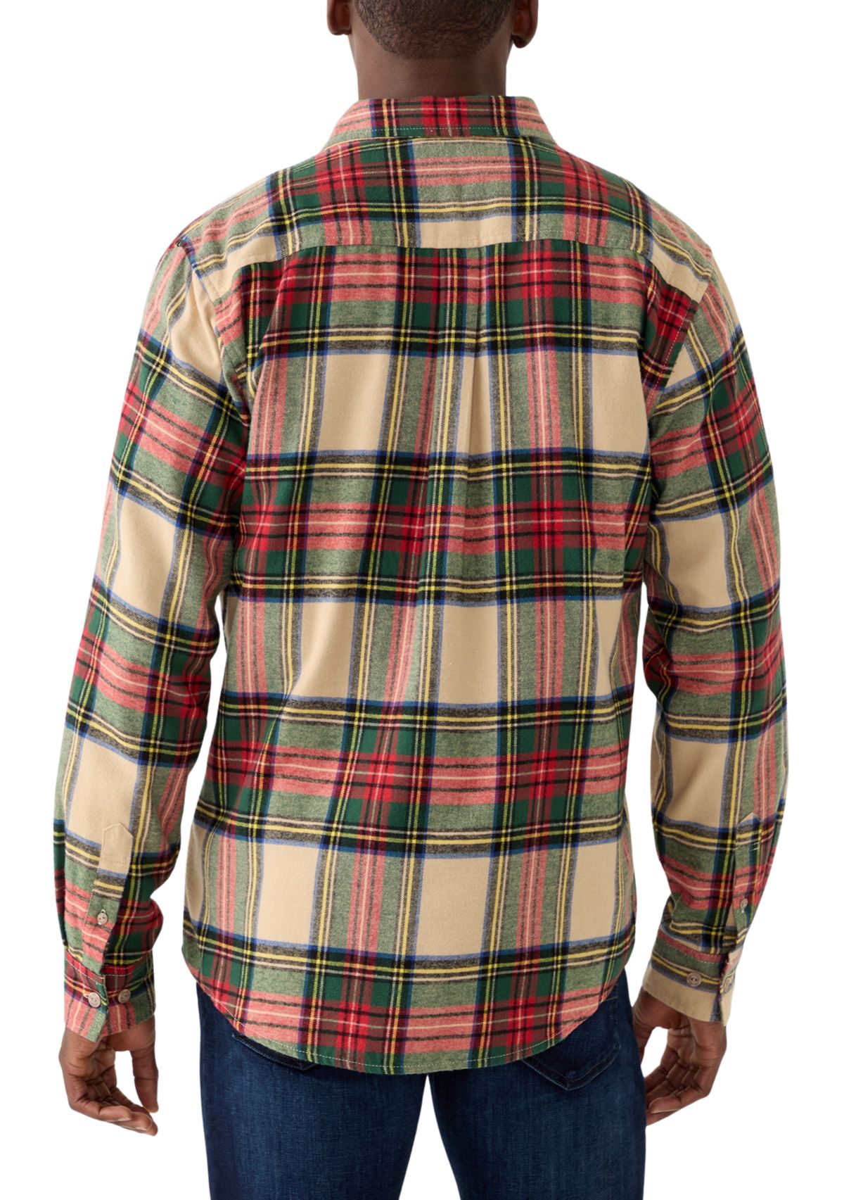 Mens Brushed Plaid Flannel 