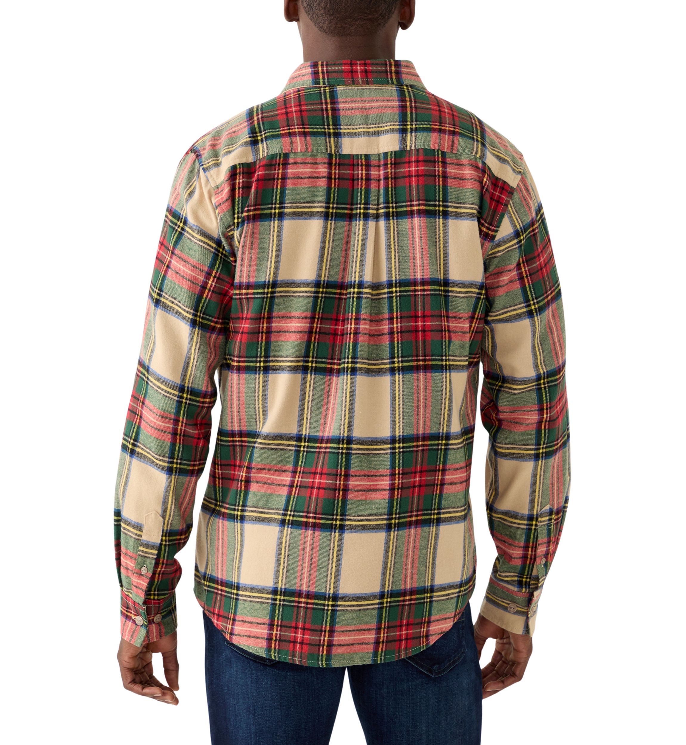 Mens Brushed Plaid Flannel 