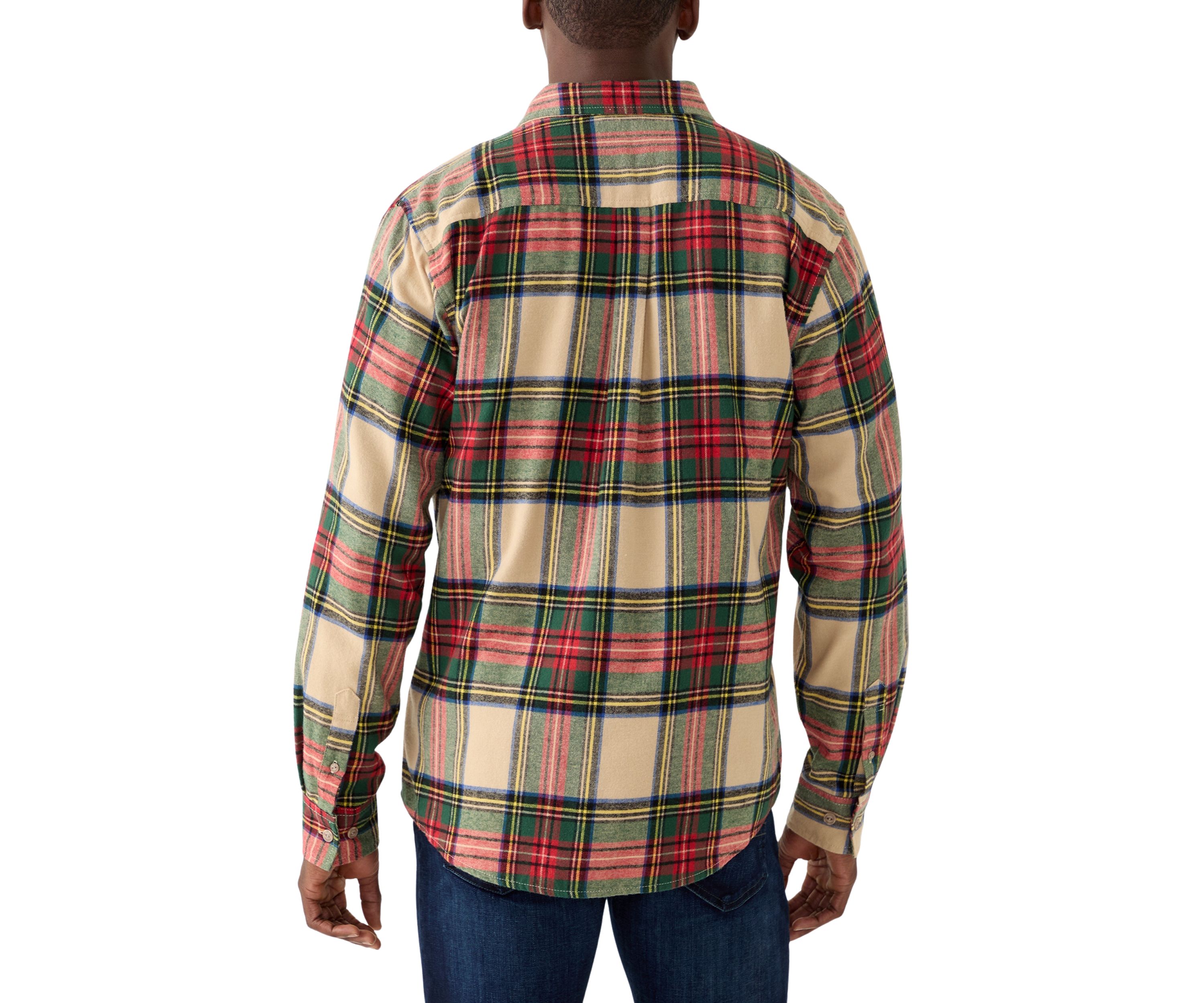 Mens Brushed Plaid Flannel 