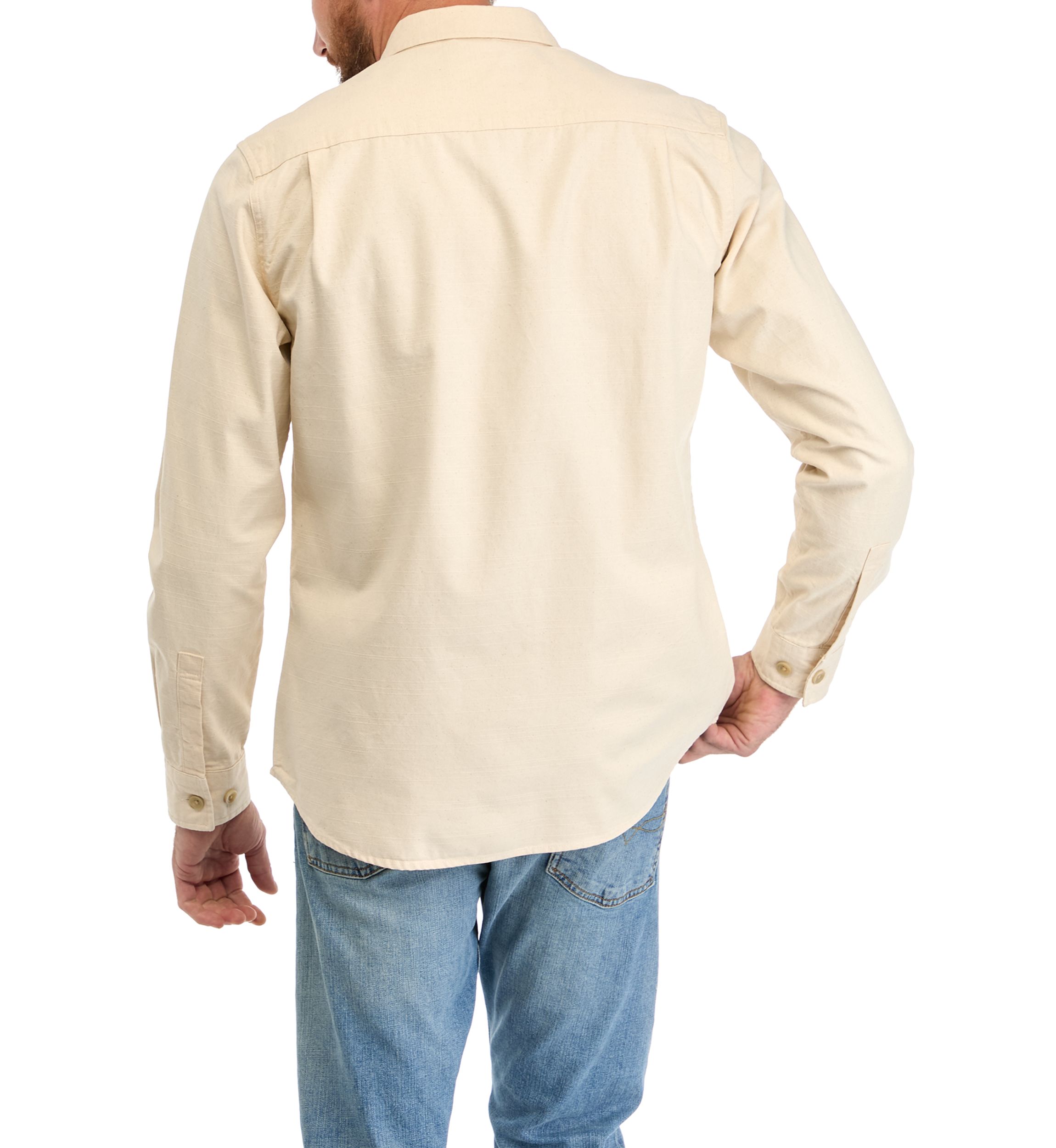Mens Slub Canvas Work Overshirt 