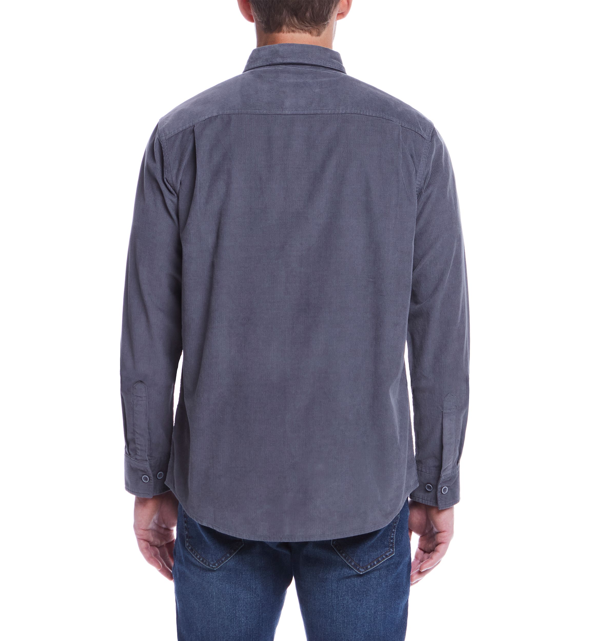 Mens Classic Fit Thin Wale Corduroy Shirt